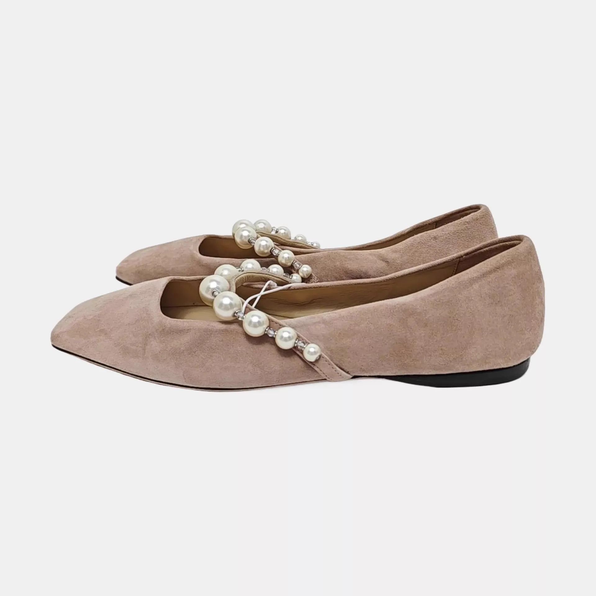 Jimmy Choo Jimmy Choo women's 37 shoes nude pink Size US 6.5 / IT 36.5 - 4 Thumbnail