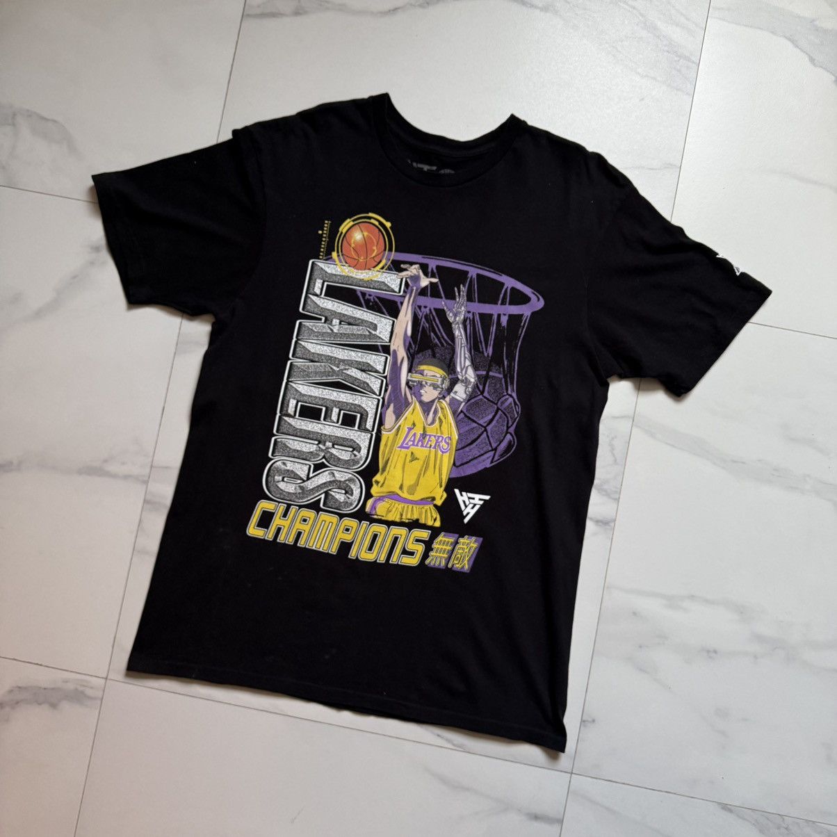 Hypland Hypland x LA Lakers Robo Jumpshot T-Shirt Size US L / EU 52-54 / 3 - 3 Thumbnail