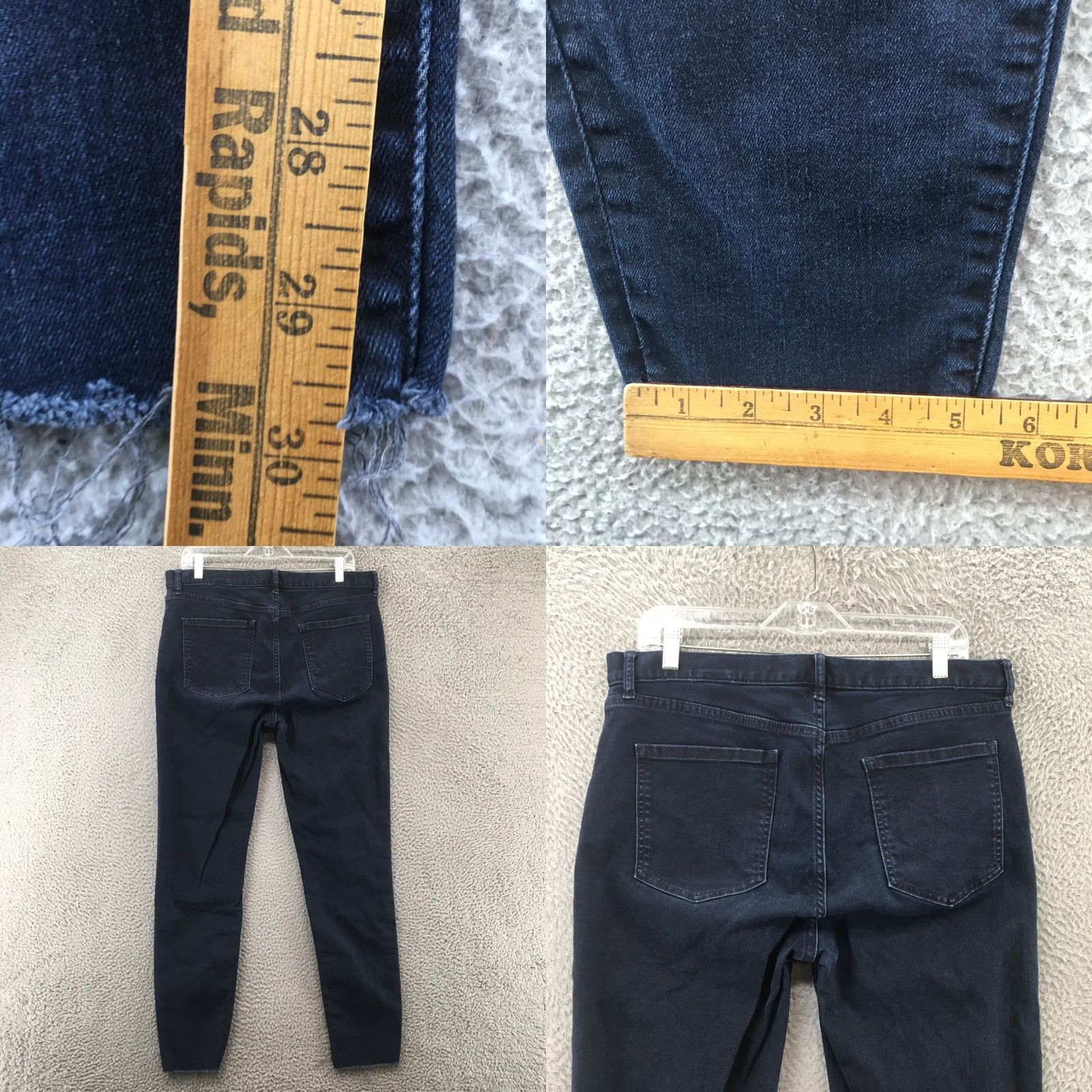 Banana Republic Banana Republic Jeans Womens 32 Regular Skinny Blue Denim Shirt No? Size 24" / US 00 / IT 34 - 8 Thumbnail