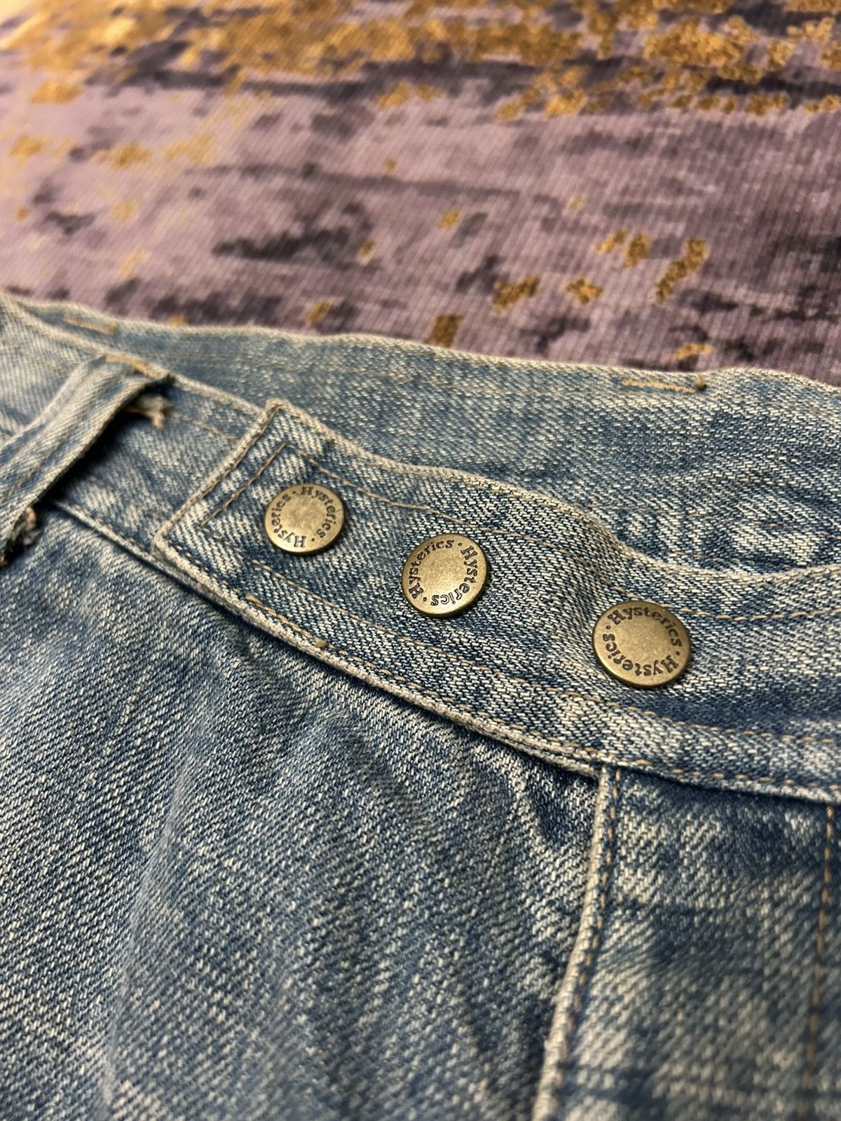 Hysteric Glamour Vintage Hysteric Glamour Bondage Cargo Croped Jeans Size US 30 / EU 46 - 14 Thumbnail