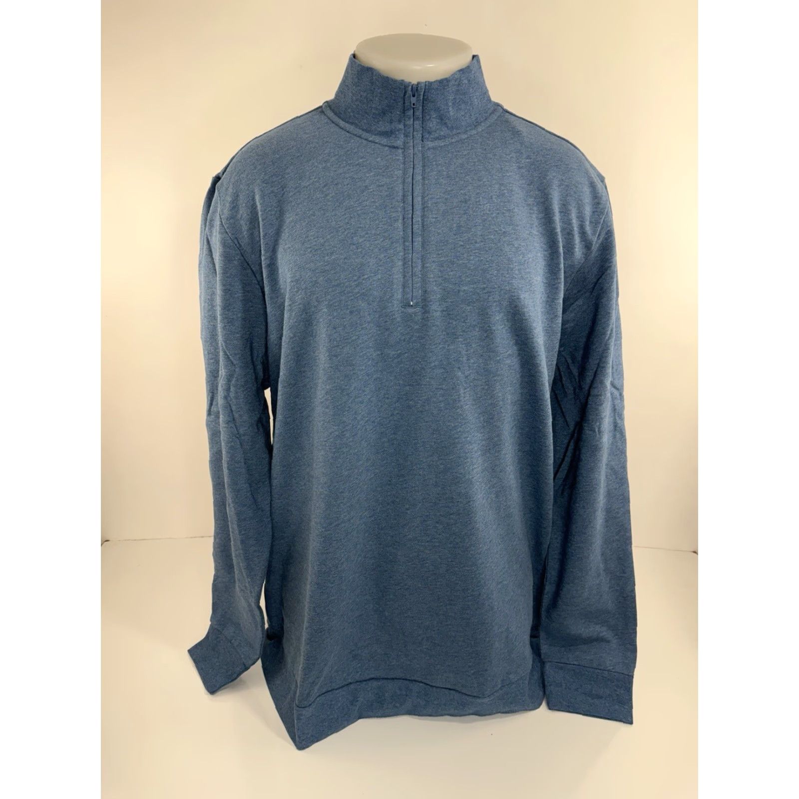 Vintage CRIQUET Austin - NEW w TAG - Fleece 1/4 Zip Pullover Mens 2XL Blue Sweater Jacket Size US XXL / EU 58 / 5 - 2 Thumbnail