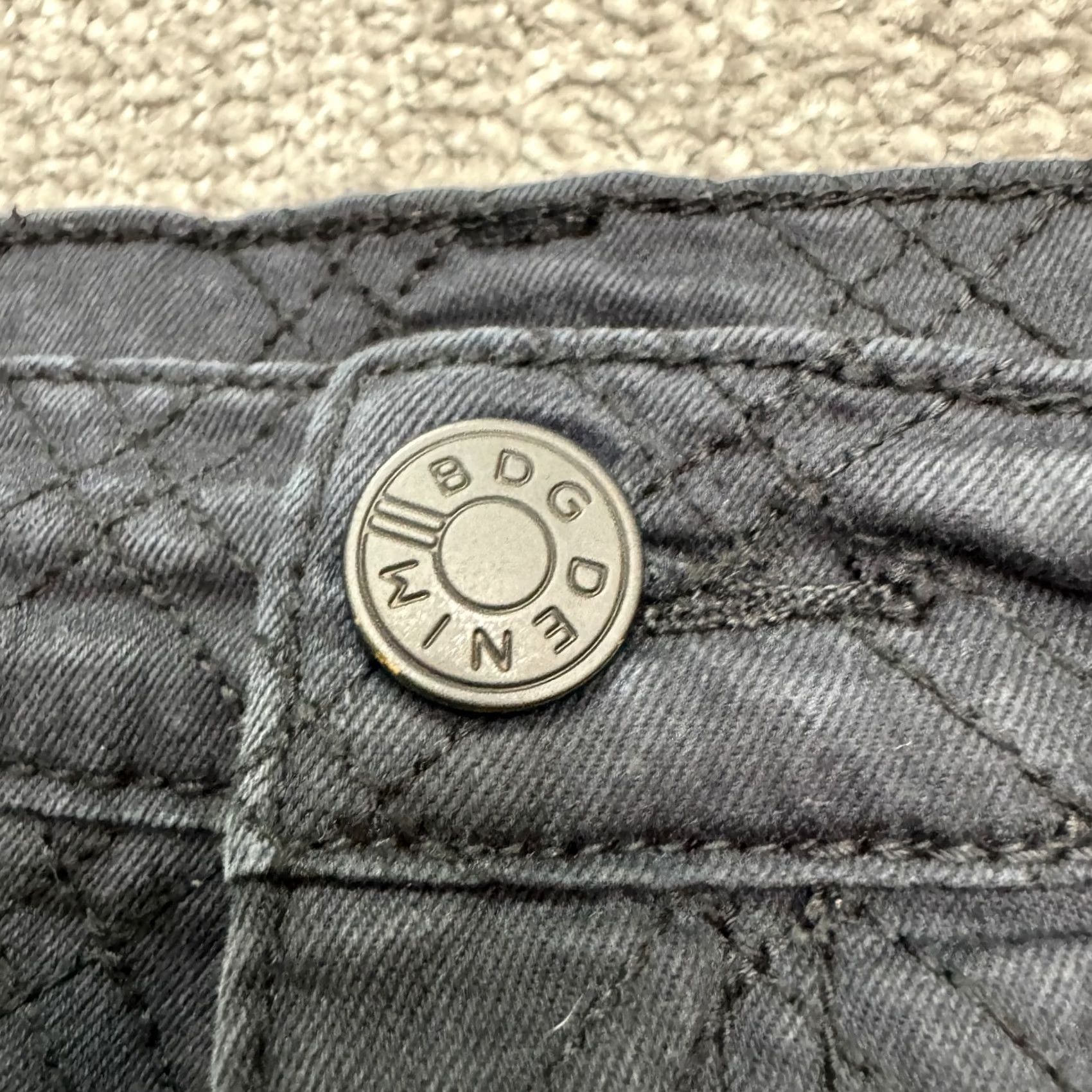Vintage VINTAGE Urban Outfitters BDG High Rise Twig Ankle Denim Jeans Womens 31x29 Navy Diamond Size 30" / US 8 / IT 44 - 7 Thumbnail