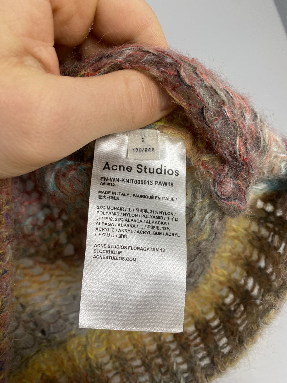 Acne Studios Acne Studios asymetric gradient sweater knit Size US M / EU 48-50 / 2 - 7 Thumbnail