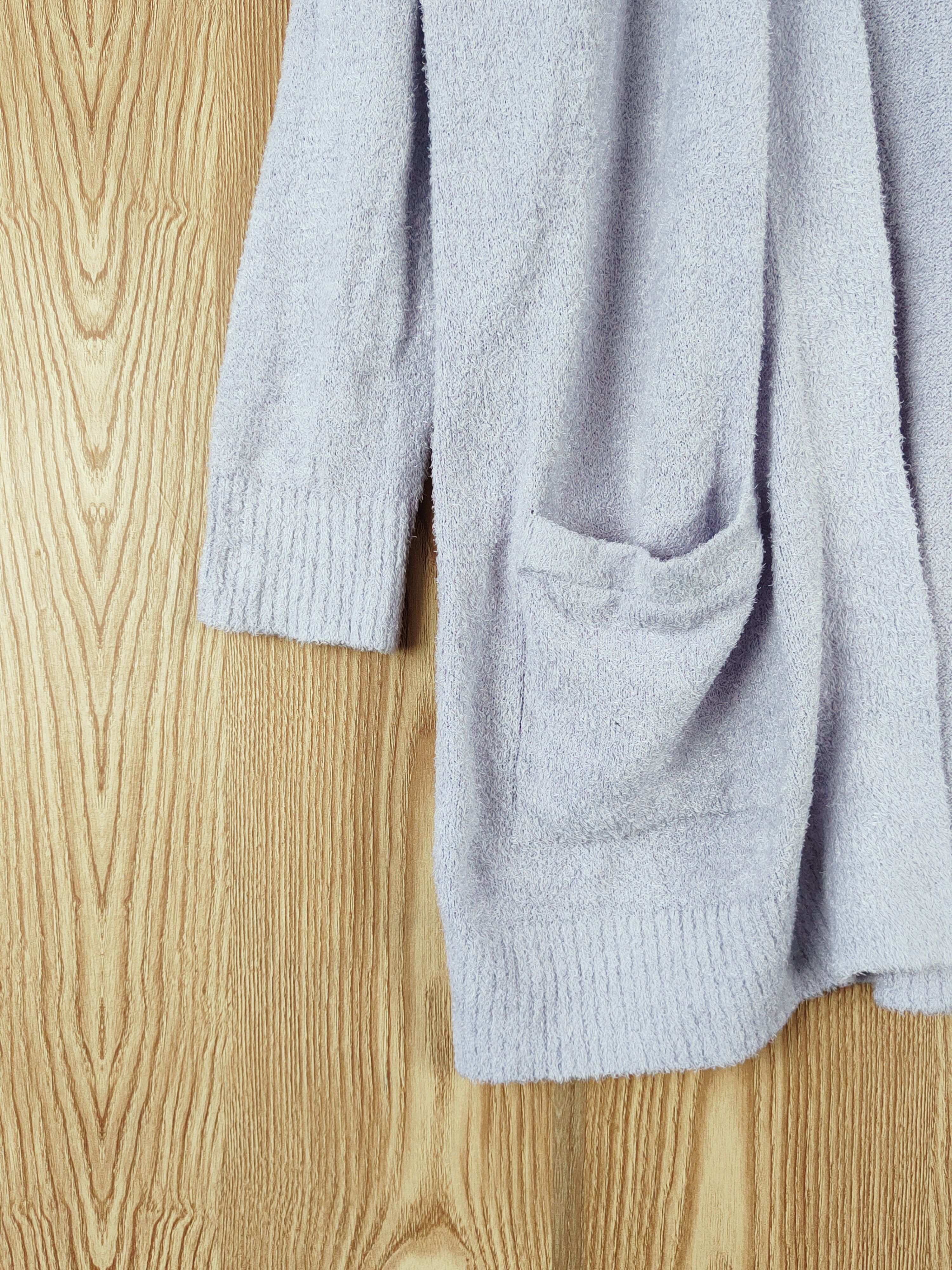 Japanese Brand Uniqlo Purple Knitwear fleece fur Cardigan #W474 Size M / US 6-8 / IT 42-44 - 4 Thumbnail