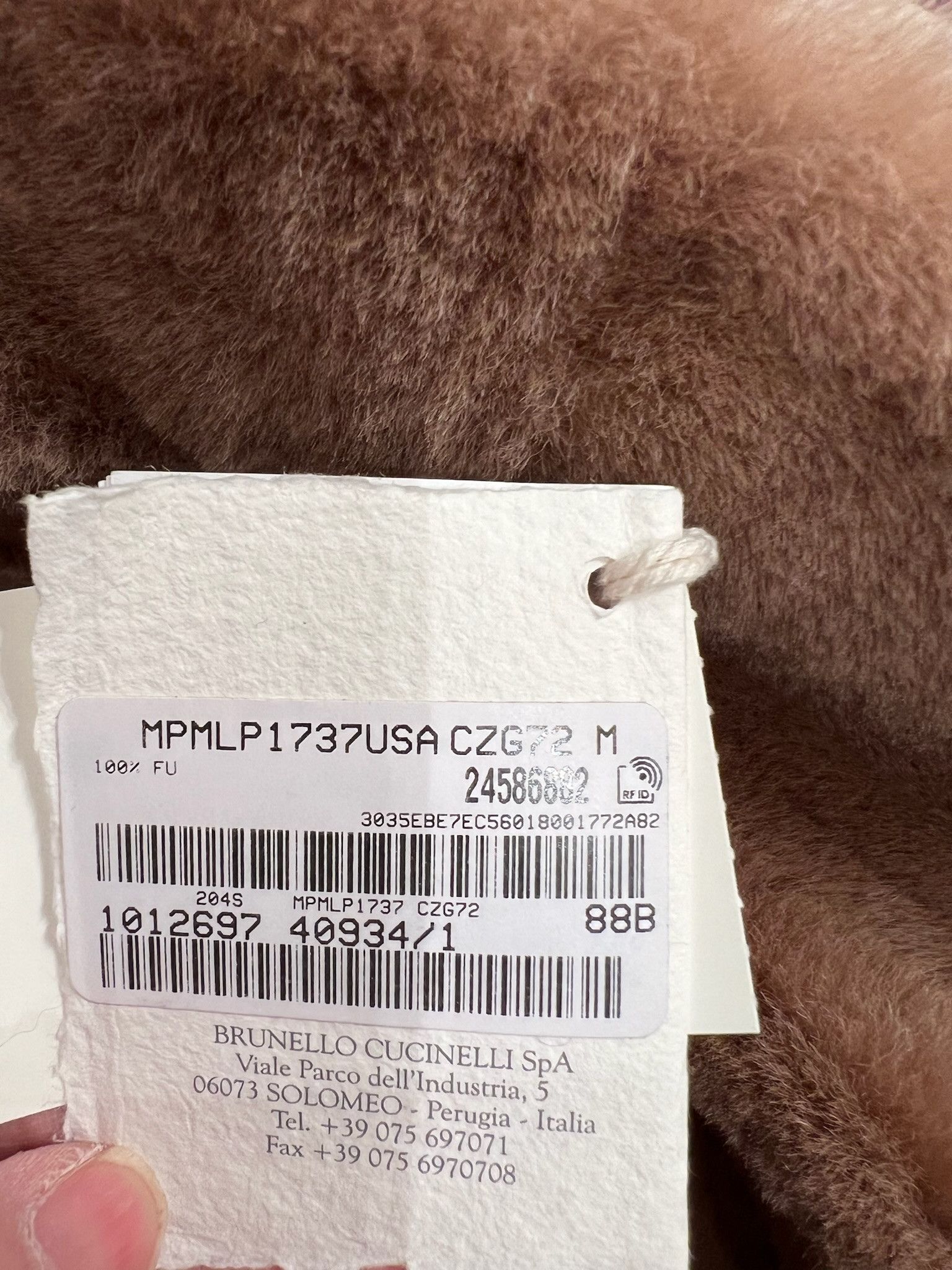 Brunello Cucinelli o1w1db10125 Fur Jacket in Brown Size US M / EU 48-50 / 2 - 6 Thumbnail