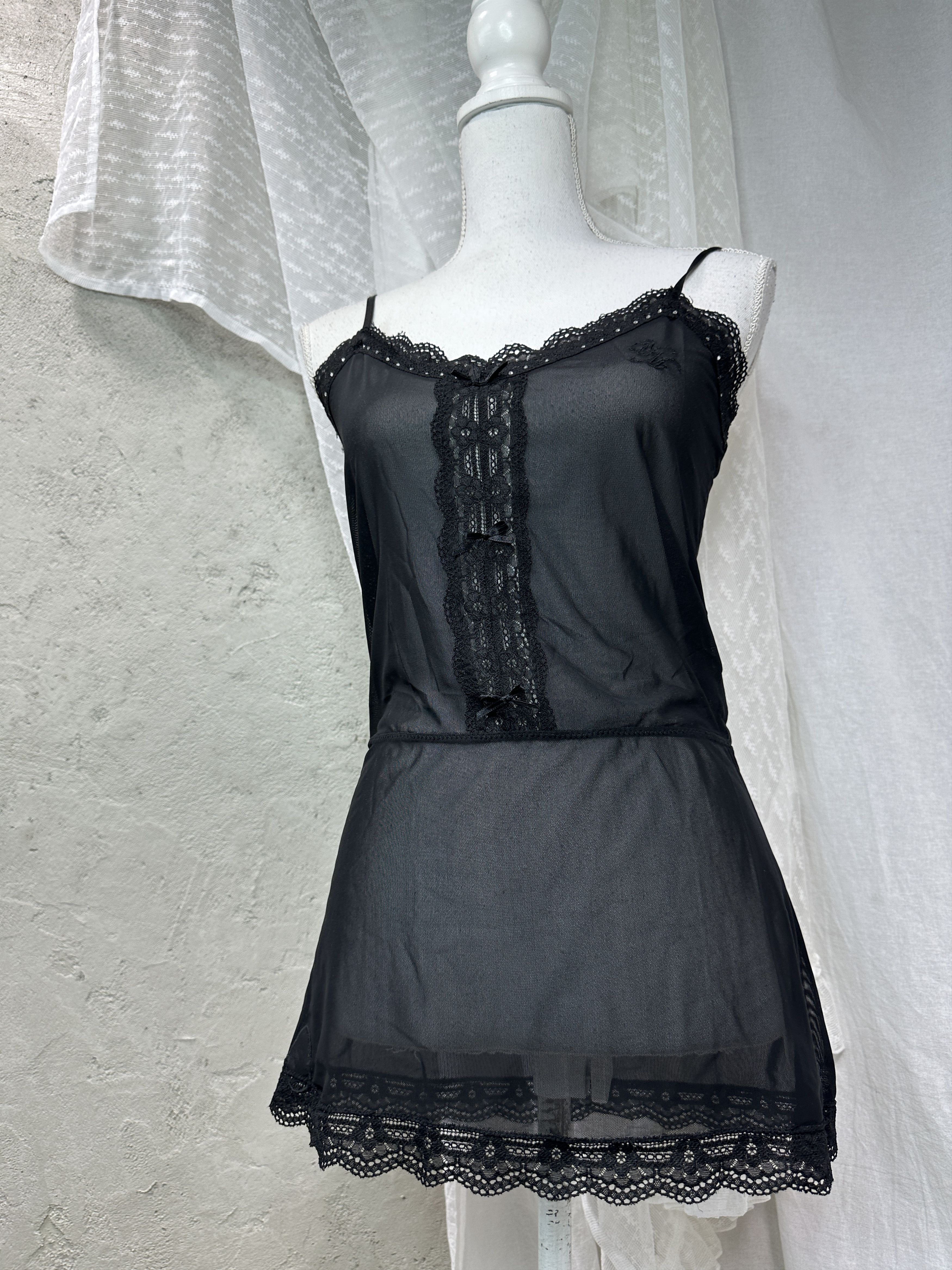 Vintage Vintage Avant Garde Coquette Mesh Vive Maria Top Y2K Size L / US 10 / IT 46 - 1 Thumbnail