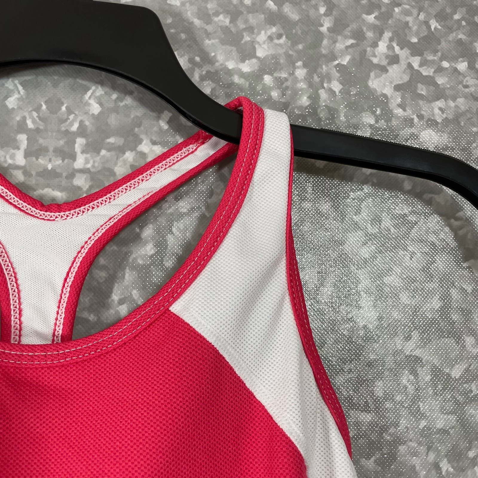 Brooks Brooks Pink & White Racerback Running Tank Top - Size Medium Size M / US 6-8 / IT 42-44 - 2 Thumbnail