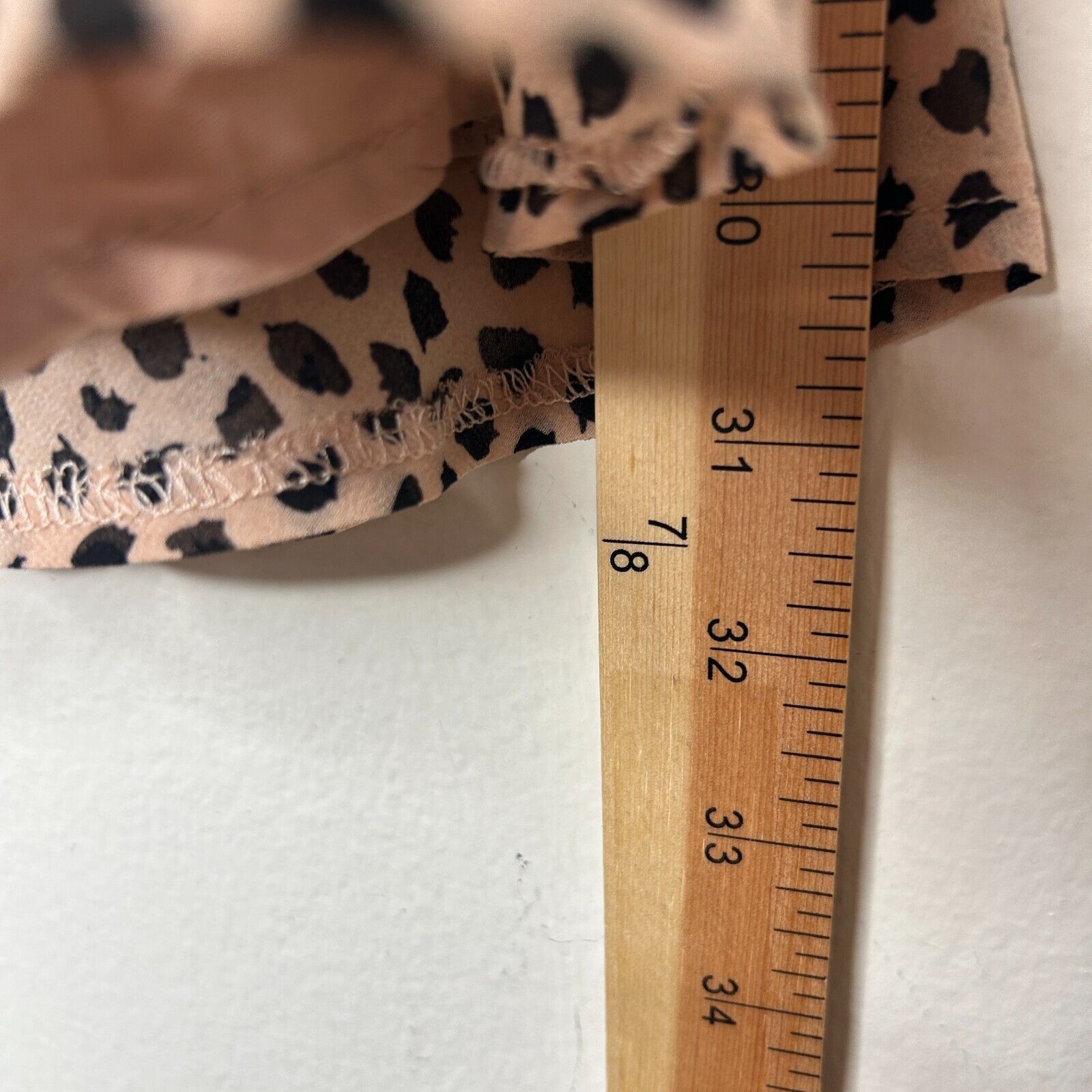 Other Morning Mist Peach Black Polka Dot VNeck Short Sleeve Dress Size S / US 4 / IT 40 - 8 Thumbnail