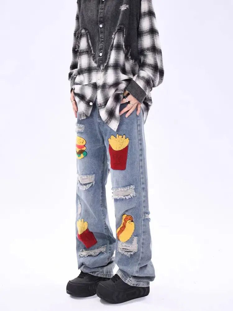 Designer × Japanese Brand Vintage Streetwear Hip Hop Loose Casual Pants Size US 33 - 2 Thumbnail