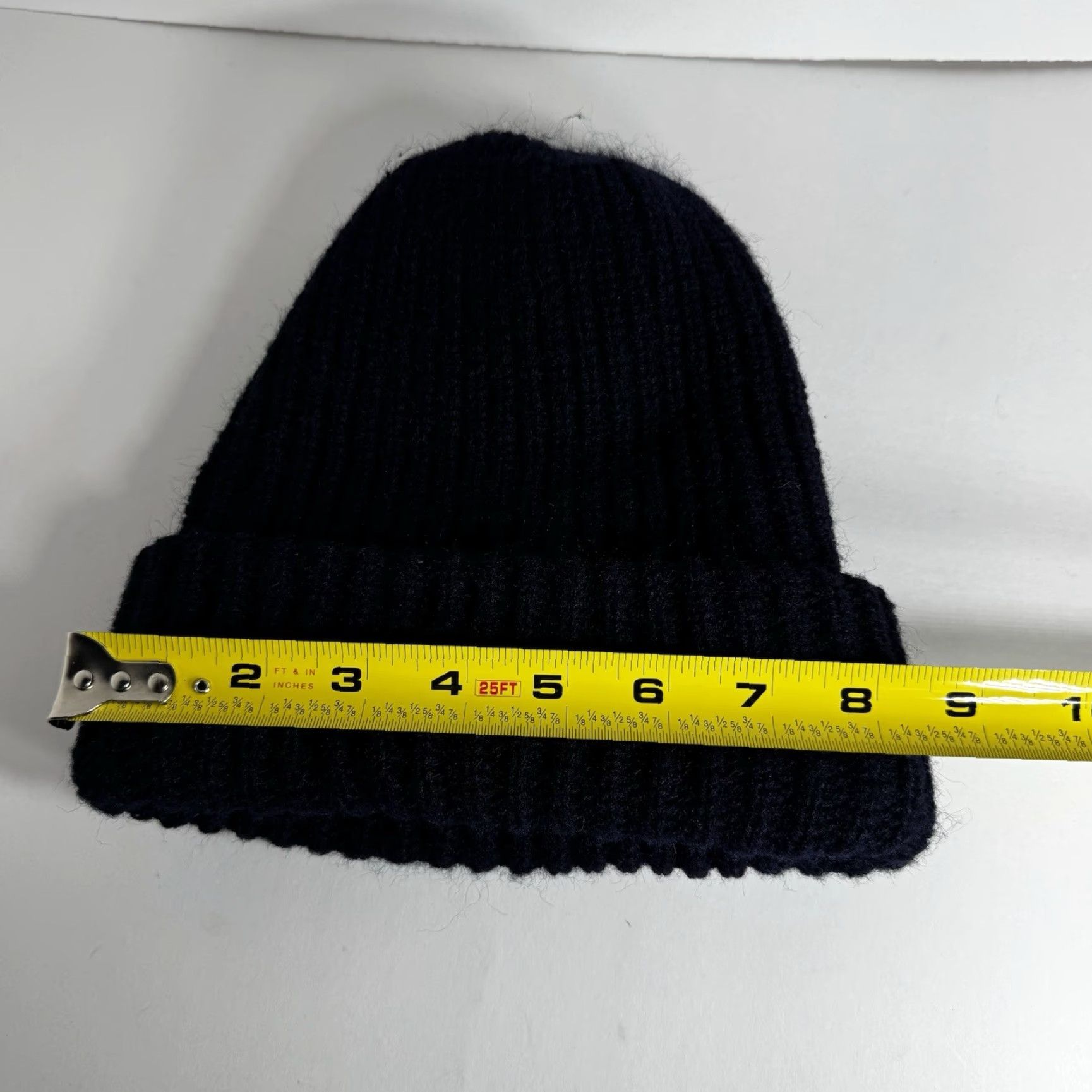 Vintage VINTAGE Chevrolet Beanie Hat Patch Dark Navy Blue 80’s Knit Winter Beanie Men One Size Blue Knit Winter 80s Mens Size ONE SIZE - 7 Thumbnail