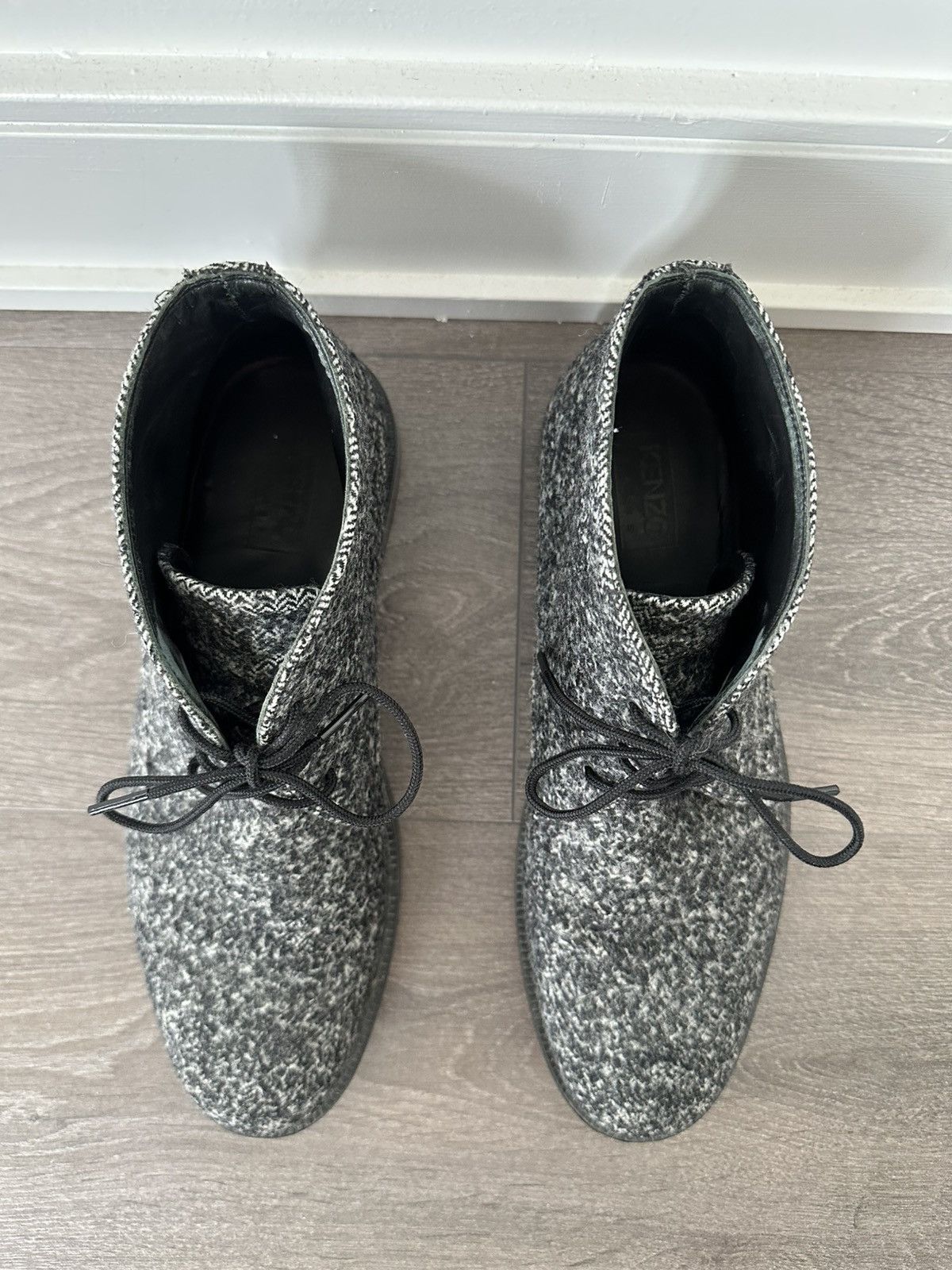 Kenzo Flecked Wool Chukkas Size US 9 / EU 42 - 3 Thumbnail
