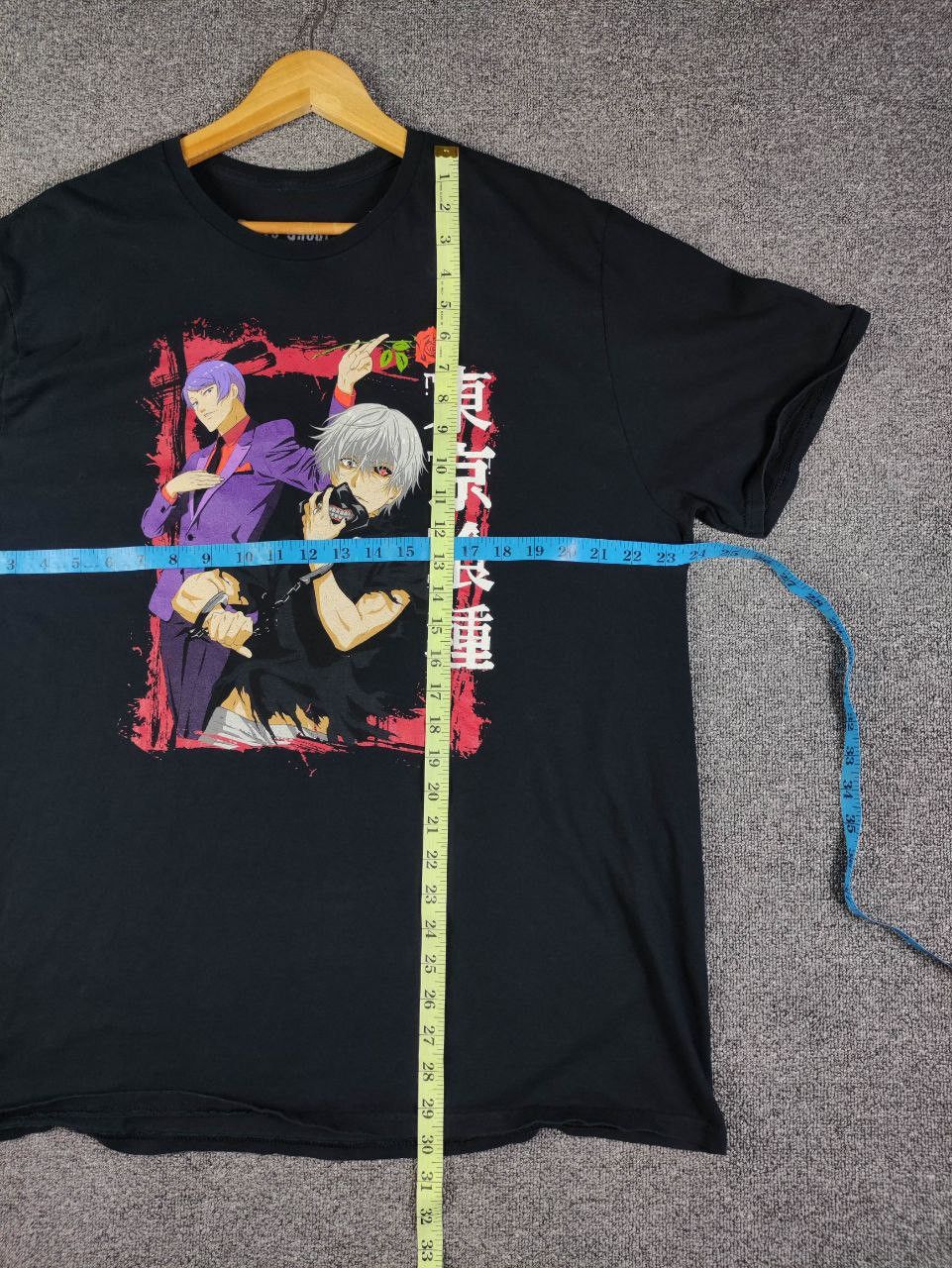 Anime Vintage Tokyo Ghoul Anima Graphic Tee Tshirt Size US L / EU 52-54 / 3 - 5 Thumbnail