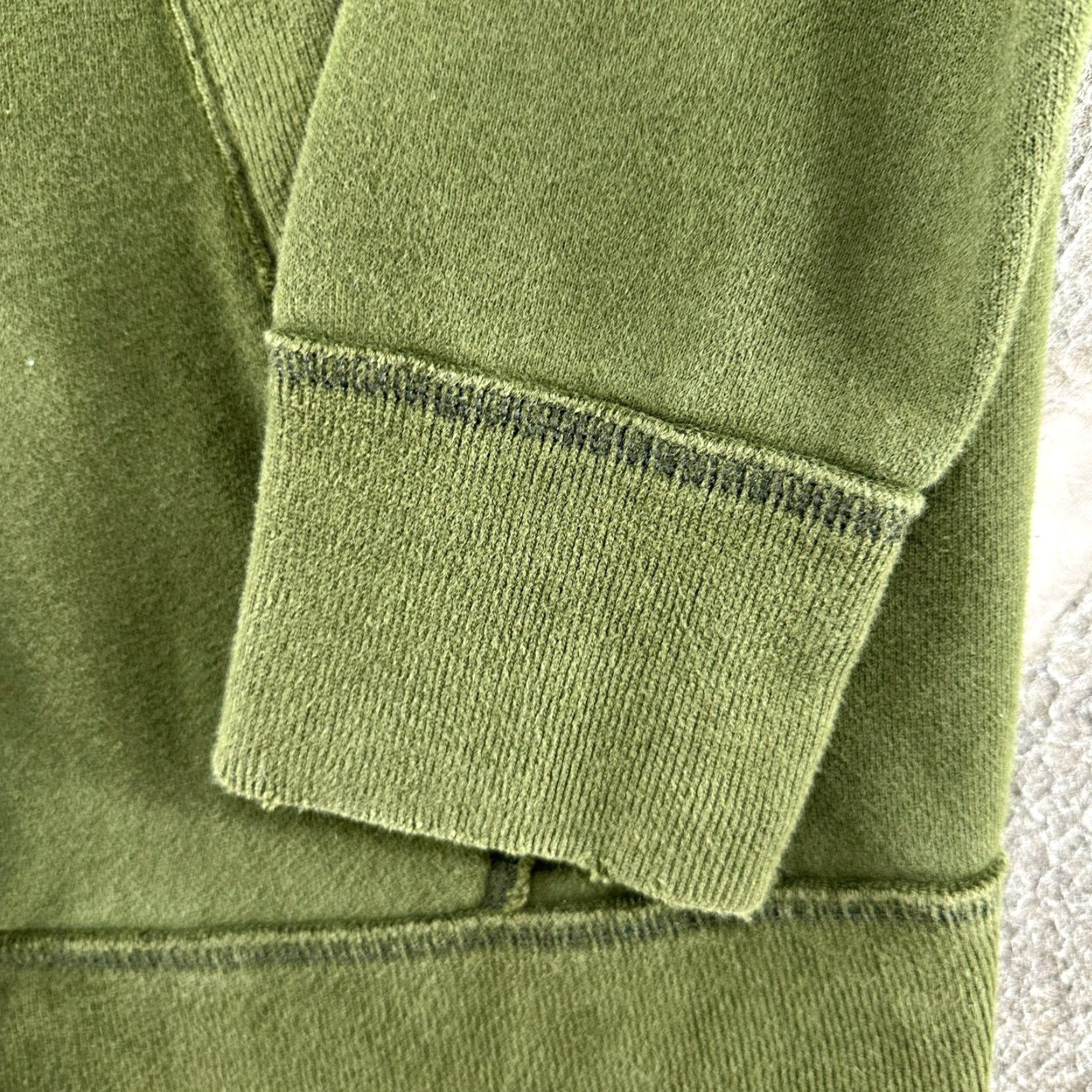 Abercrombie & Fitch VINTAGE Abercrombie & Fitch Hoodie Womens M Green Full Zip Muscle Cotton Spellout Y2K 90s Size M / US 6-8 / IT 42-44 - 6 Thumbnail