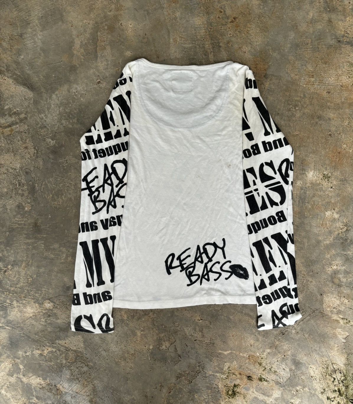 Hysteric Glamour × Japanese Brand Y2k Joky gal Ready Bass Full Print Longsleeve Size US S / EU 44-46 / 1 - 3 Thumbnail