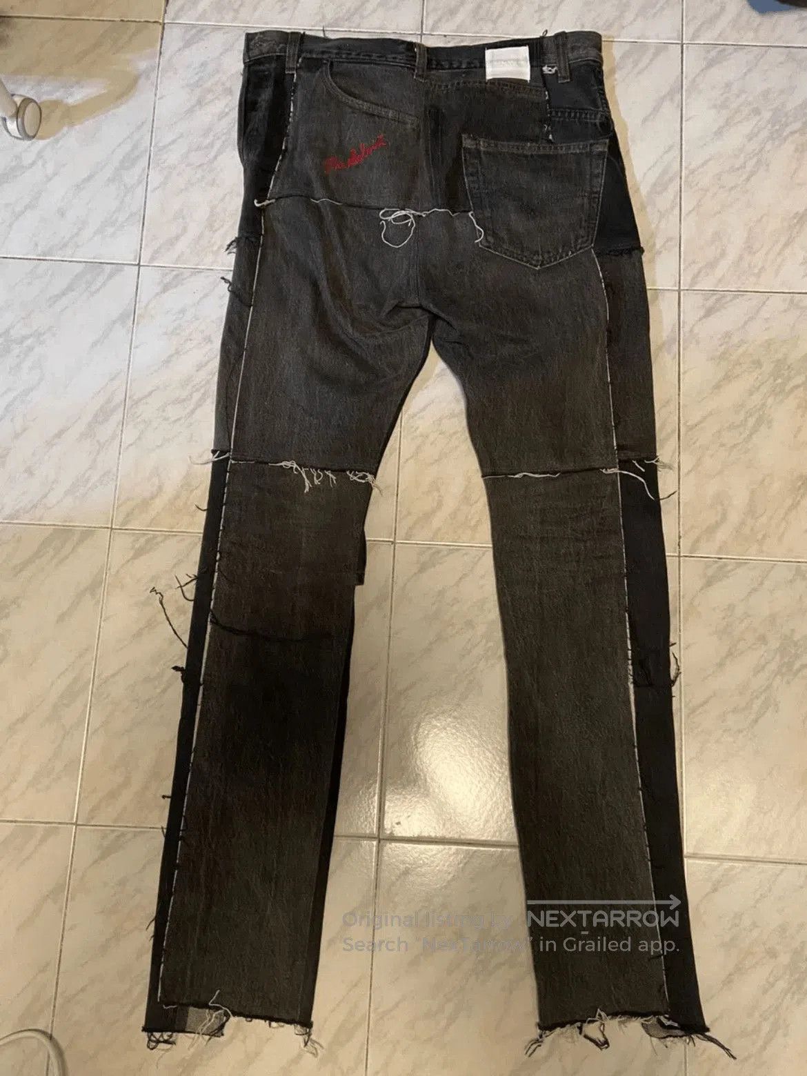 Takahiromiyashita The Soloist. Sz 48 The soloist x Levis Joint Patches Denim. Size US 30 / EU 46 - 2 Thumbnail