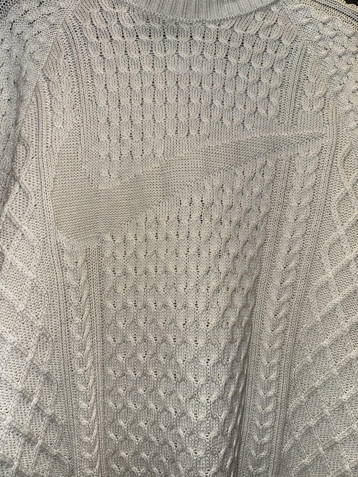 Nike Nike Life Cable Knit Turtleneck Sweater Bone Mens Size S Size US S / EU 44-46 / 1 - 2 Thumbnail