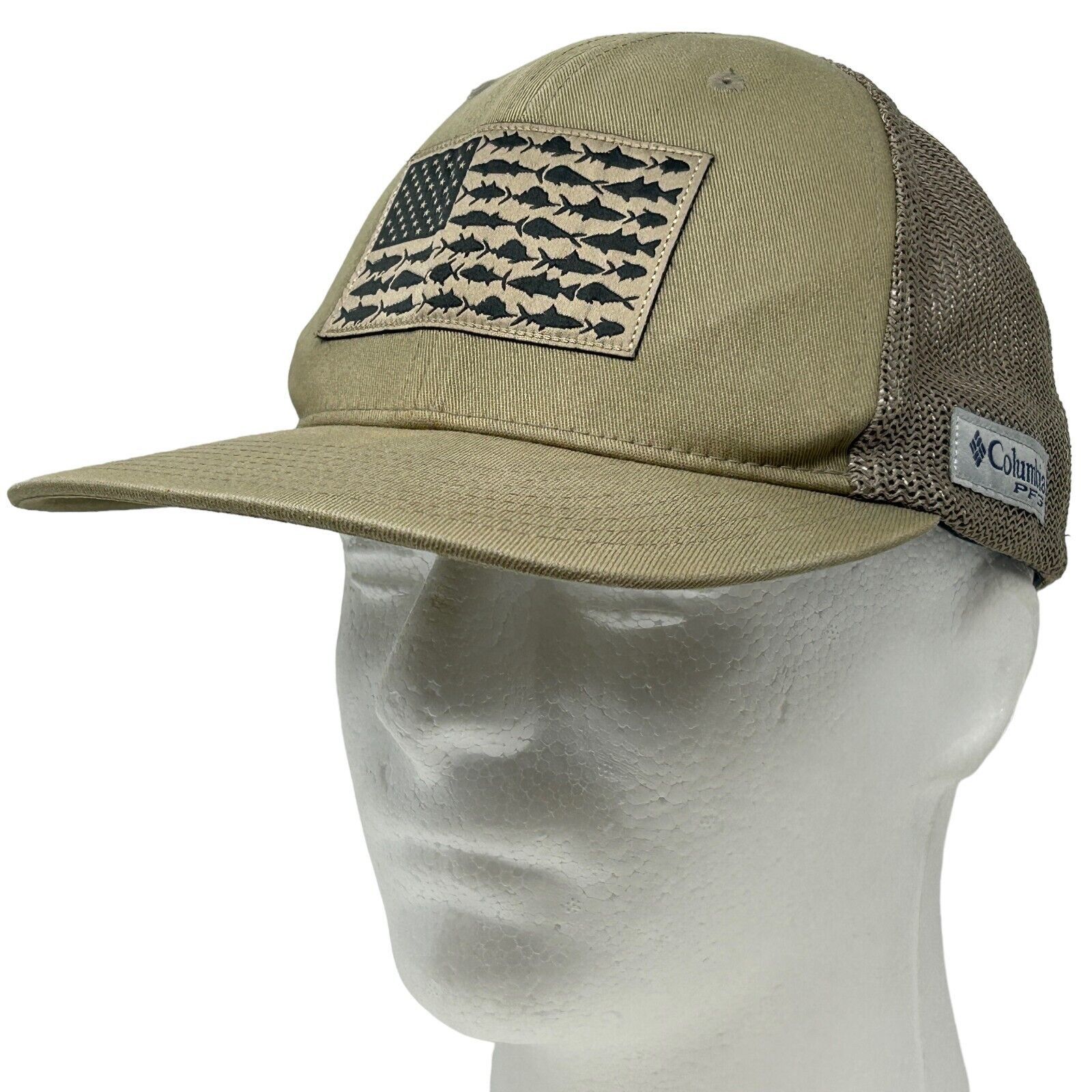Columbia Columbia PFG Trucker Hat Baseball Cap Beige FlexFit S-M Size ONE SIZE - 10 Thumbnail