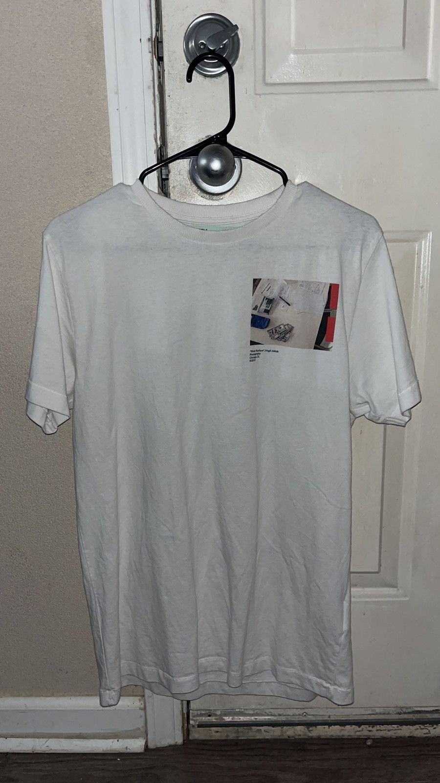 image of Off White X Ssense Graphic Tee, Men's (Size Small)