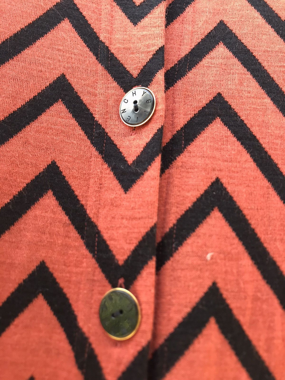 Designer × Givenchy 💥Chevron Glamour Givenchy Button Up Blouses Size M / US 6-8 / IT 42-44 - 3 Thumbnail