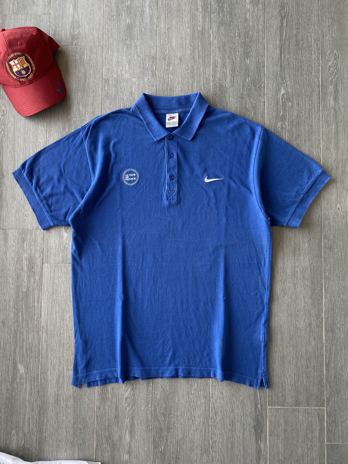 Nike × Vintage Vintage Nike 1998 Le Tour De France Polo Size US S / EU 44-46 / 1 - 3 Thumbnail