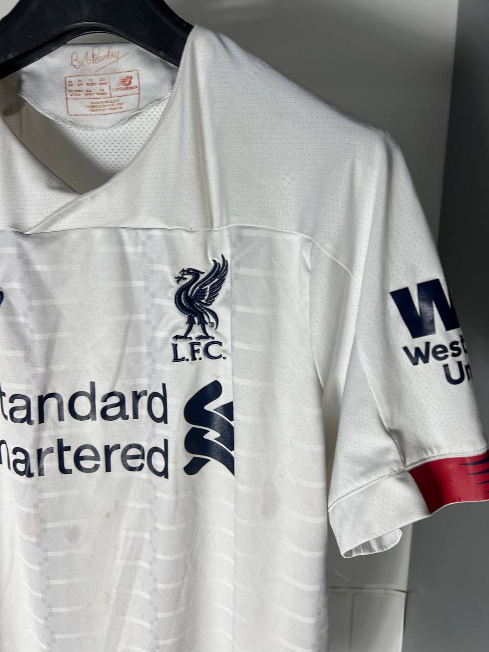 New Balance VINTAGE NEW BALANCE FC LIVERPOOL ENGLAND SOCCER JERSEY RETRO Size US XL / EU 56 / 4 - 2 Thumbnail