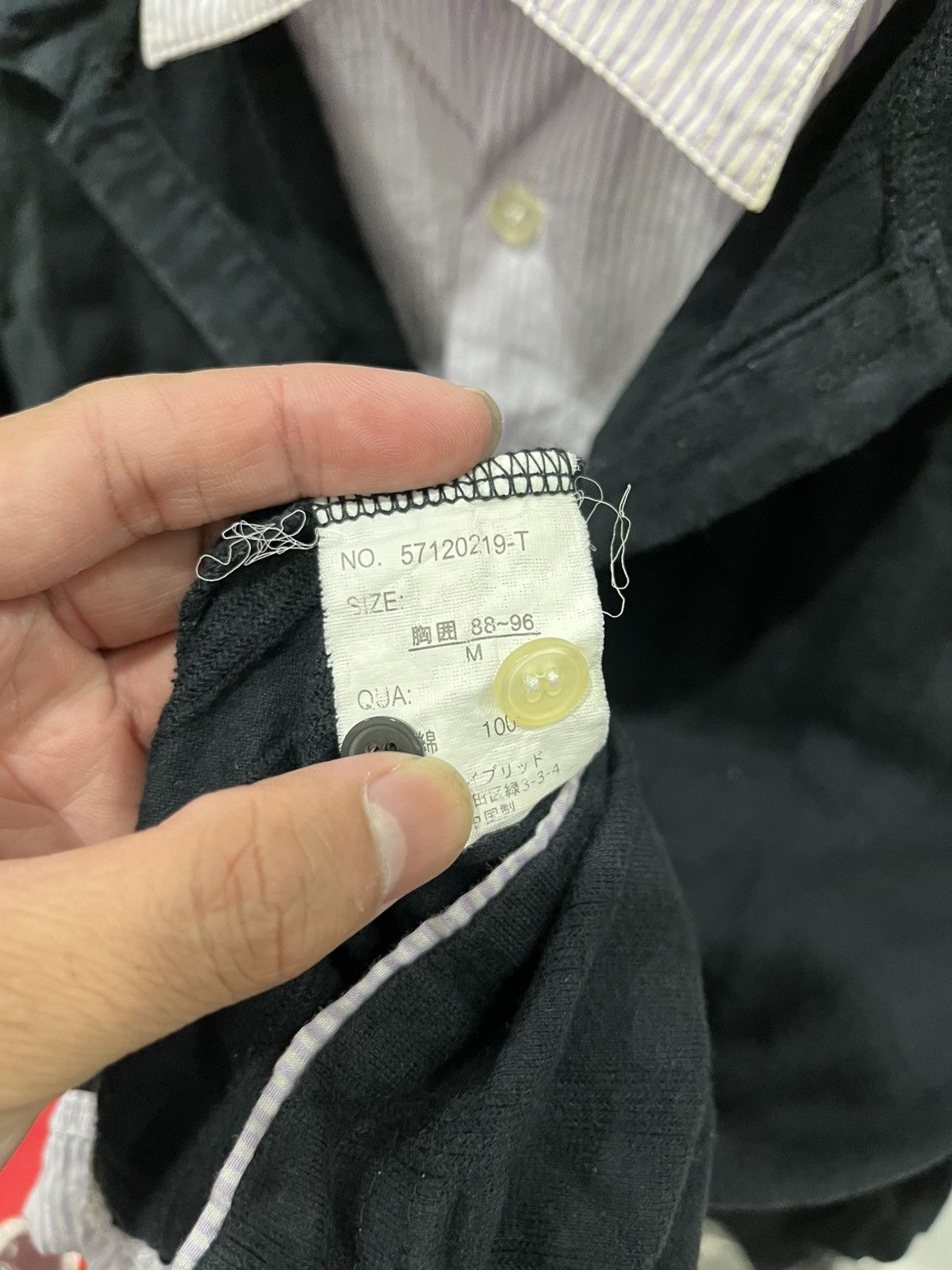 If Six Was Nine × Japanese Brand × Le Grande Bleu (L.G.B.) Power to the people double layer Size US S / EU 44-46 / 1 - 4 Thumbnail