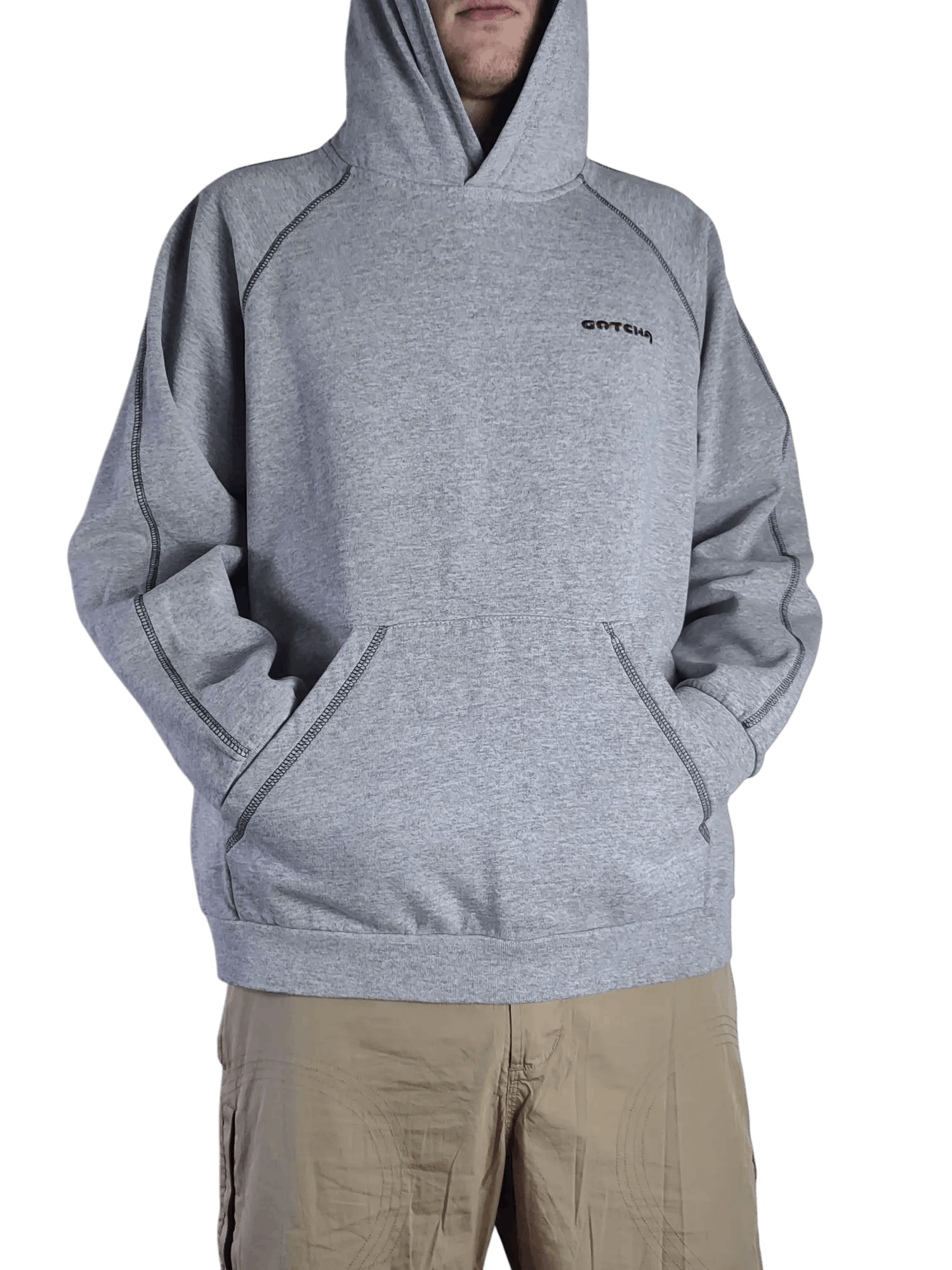 Gotcha × Vintage Vintage Gotcha Hoodie Size US XL / EU 56 / 4 - 3 Thumbnail
