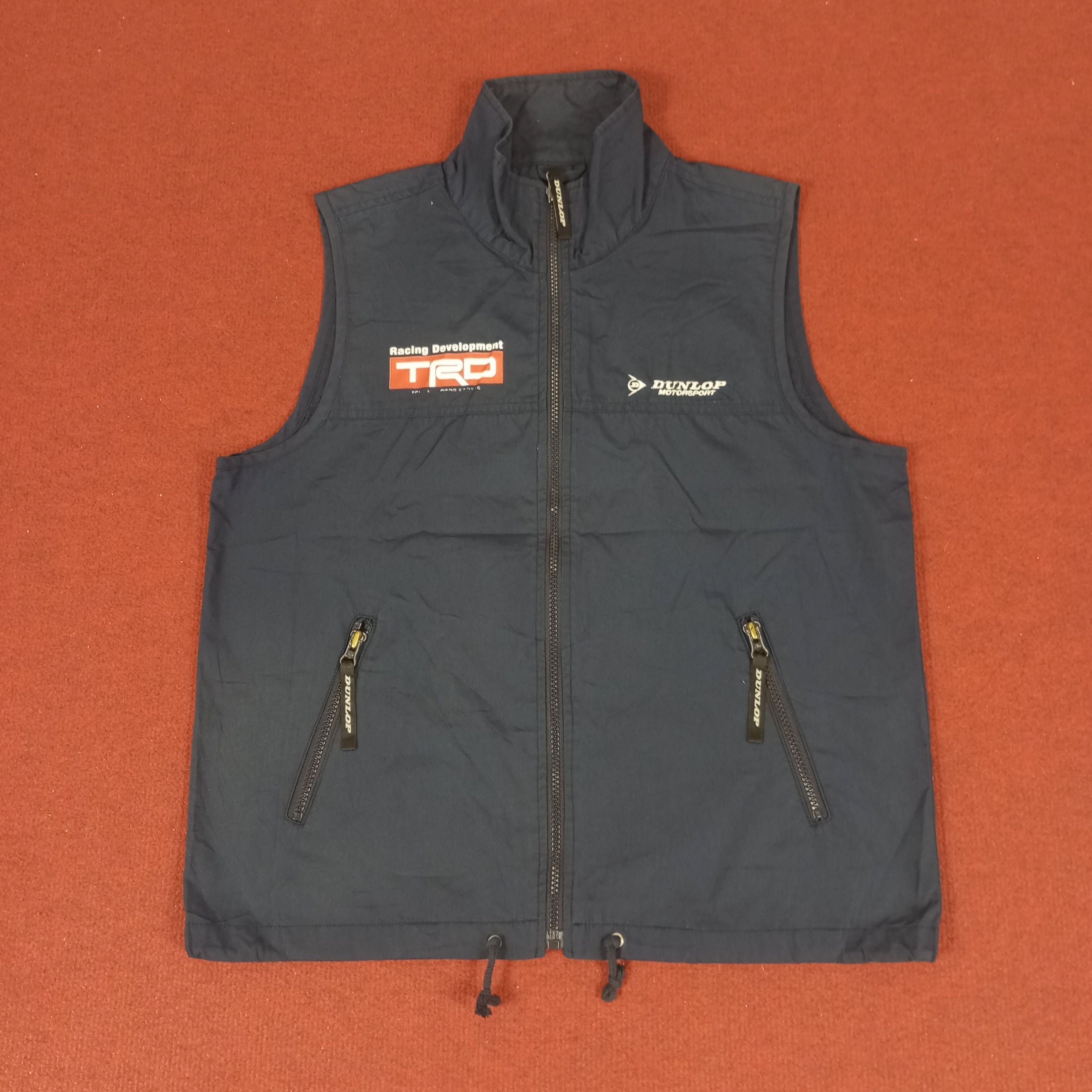 Dunlop × Vintage Dunlop X Custom TRD Toyota Motorsports Workwear Vest Size US S / EU 44-46 / 1 - 2 Thumbnail
