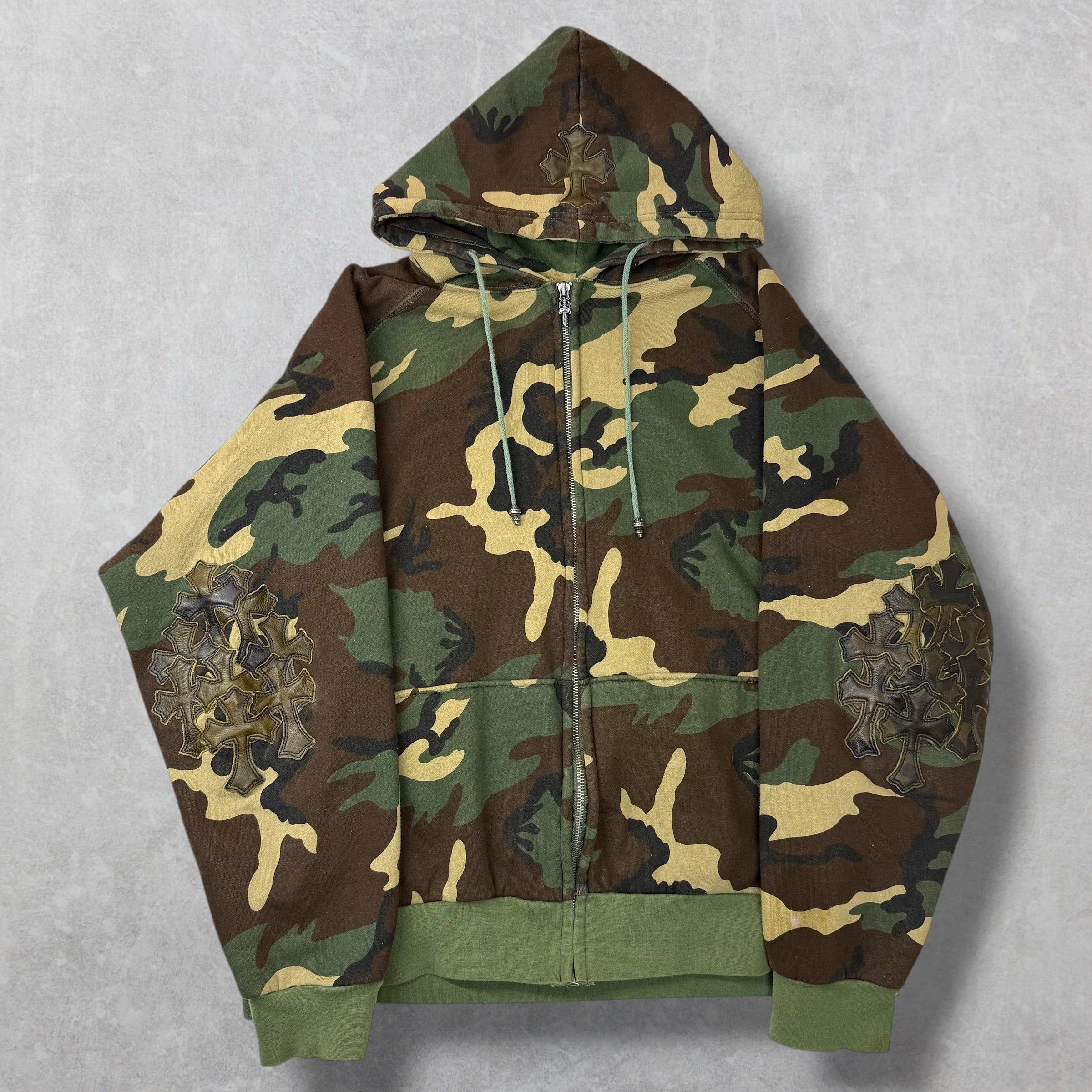 Chrome Hearts Vintage Chrome Hearts Camo Cross Thermal ZipUp XL Size US XL / EU 56 / 4 - 2 Thumbnail