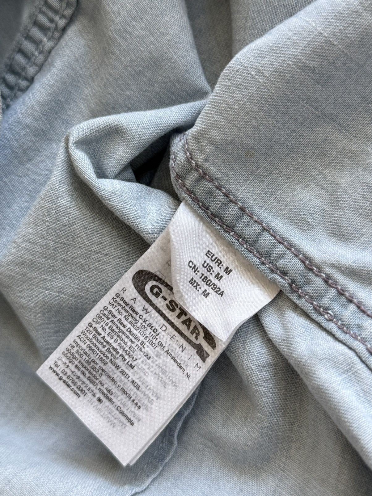 G-Star G-star raw cromart dip dress ls gradient denim shirt Size US M / EU 48-50 / 2 - 6 Thumbnail