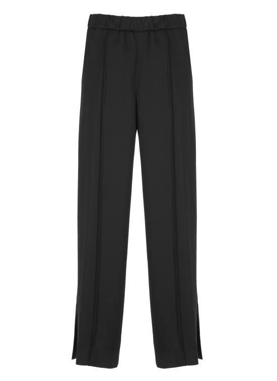 Jil Sander JIL SANDER Women Straight Pants J02KA0180 J76018001 Black Size 30" / US 8 / IT 44 - 1 Thumbnail