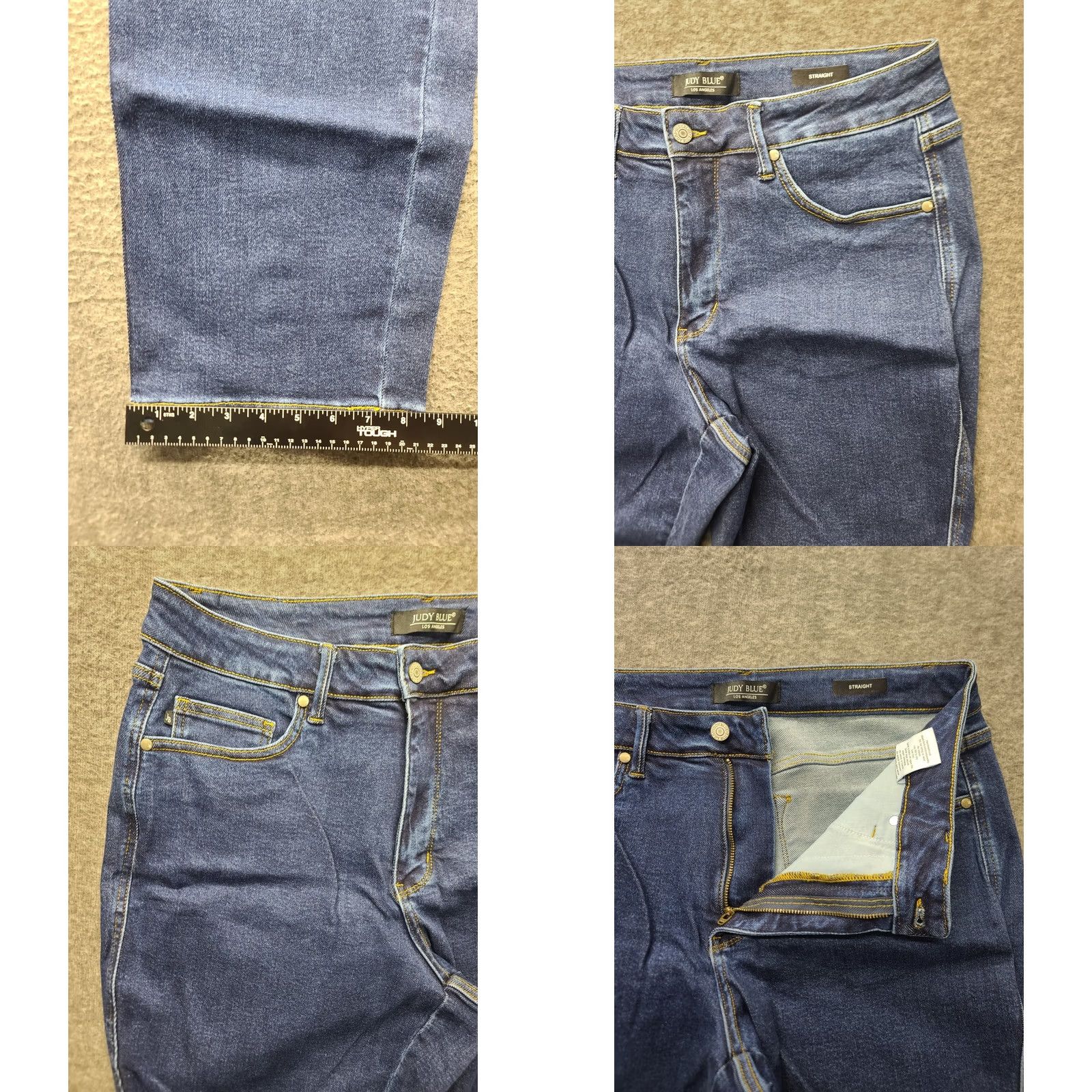 Vintage Judy Blue Jeans Women’s 16W/29 Classic Fit Straight Leg Stretch Denim Jeans Blue 5-Pocket City Preppy Womens Size 38" / US 16 / IT 52 - 8 Thumbnail