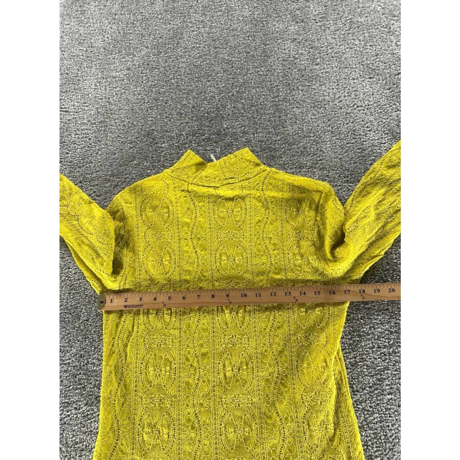 Anthropologie Anthropologie Sweater Adult Medium Yellow Knit Turtleneck Pullover Womens Size M / US 6-8 / IT 42-44 - 5 Thumbnail