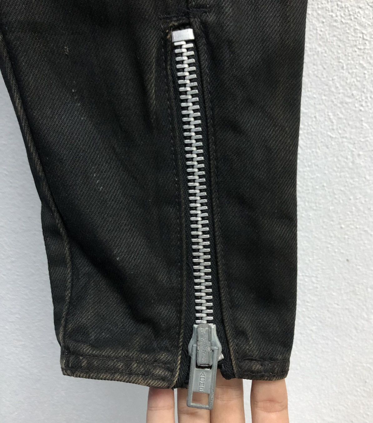 Other Vintage Parasuco Black Denim Moto Jacket - Made in Canada M Size M / US 6-8 / IT 42-44 - 14 Thumbnail