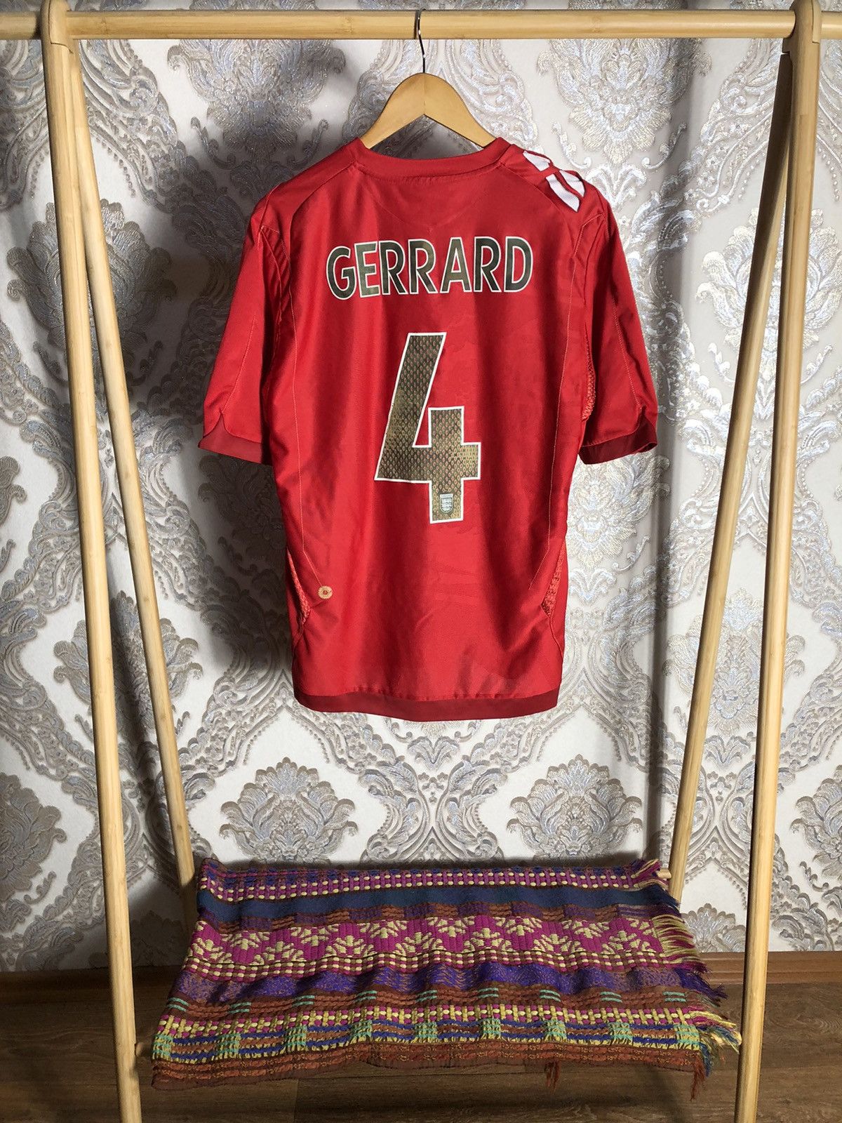 Vintage VERY RARE UMBRO ENGLAND LIVERPOOL SOCCER JERSEY RETRO 90s Size US L / EU 52-54 / 3 - 1 Thumbnail