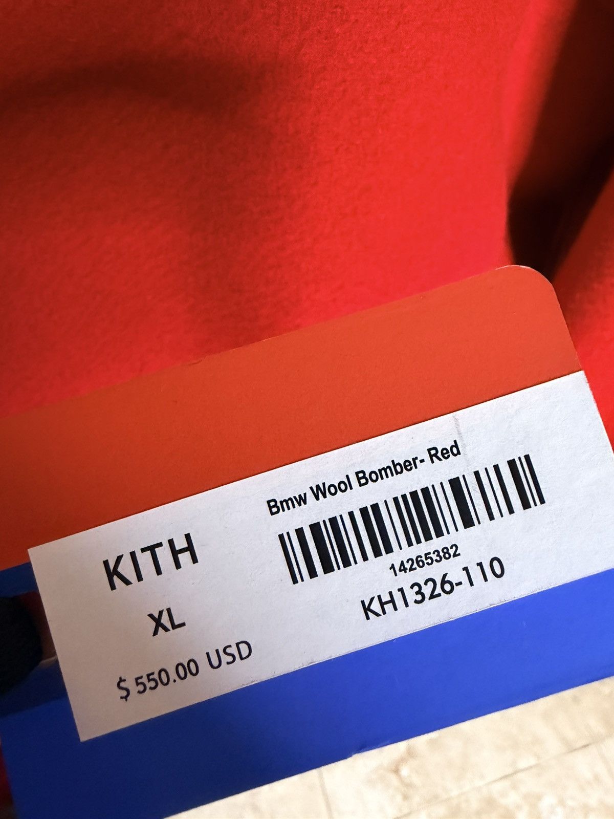 BMW × Kith KITH x BMW red Varsity Jacket Size US XL / EU 56 / 4 - 5 Thumbnail