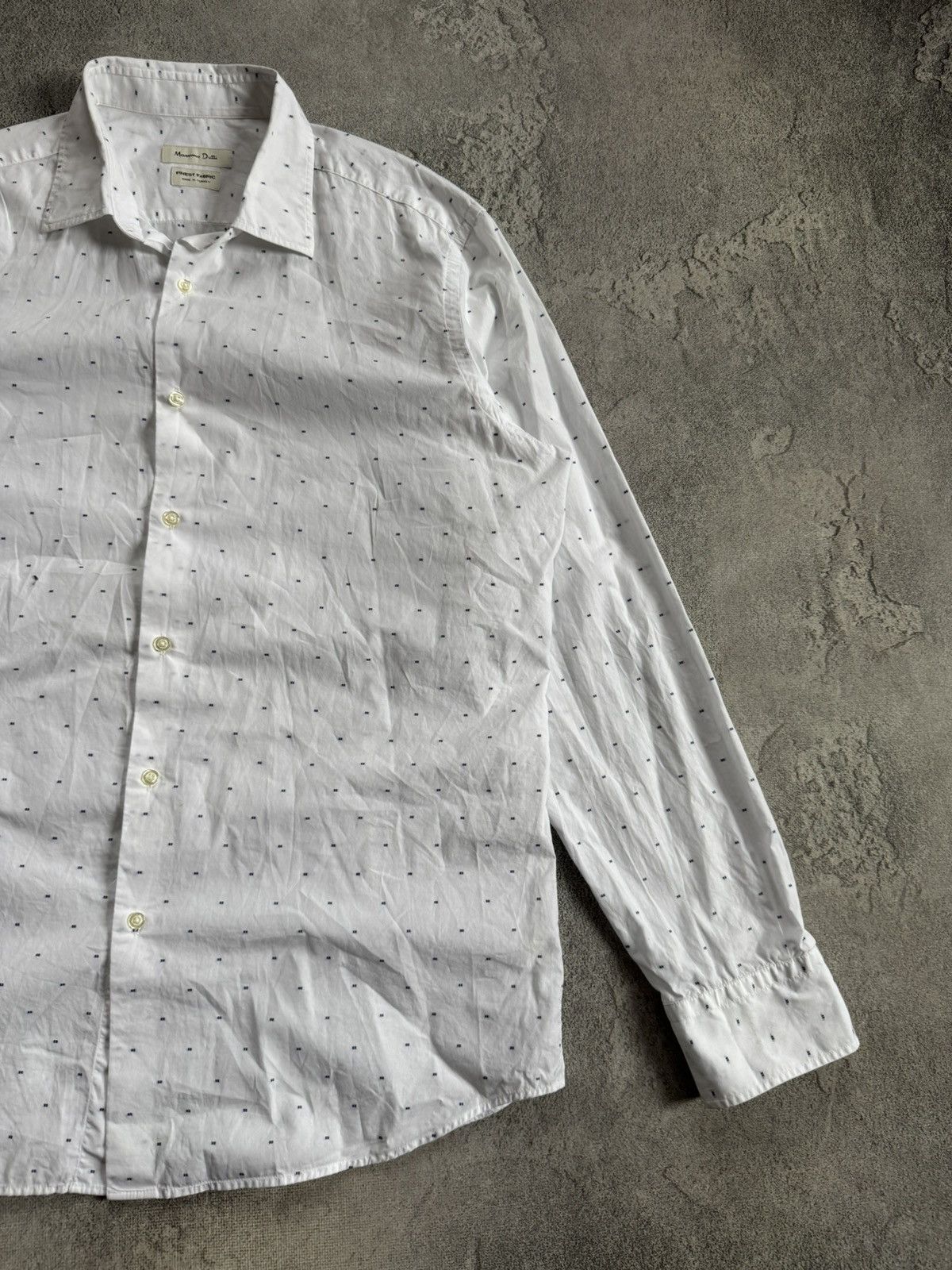 Massimo Dutti Massimo Dutti L printed dotted shirts button up long sleeve Size US L / EU 52-54 / 3 - 6 Thumbnail