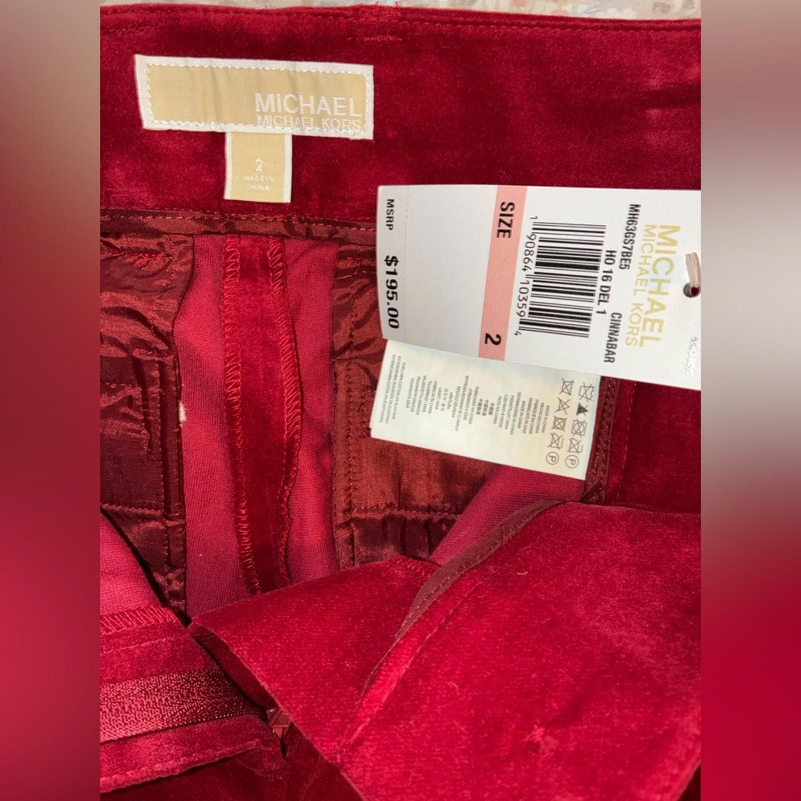 Michael Kors MICHAEL MICHAEL KORS Velvet Tuxedo Flares Size 26" / US 2 / IT 38 - 4 Thumbnail