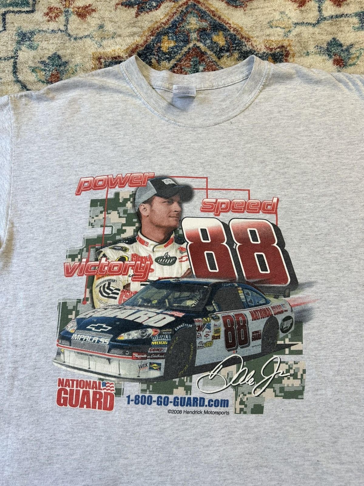 NASCAR NASCAR Dale Earnhardt Jr National Guard Racing T-shirt Large Size US L / EU 52-54 / 3 - 4 Thumbnail