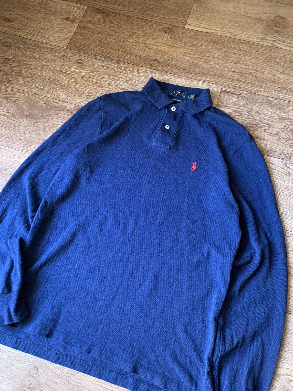 Polo Ralph Lauren × Vintage Polo Ralph Lauren Rugby Shirt Long Sleeve Streetwear Size US S / EU 44-46 / 1 - 3 Thumbnail