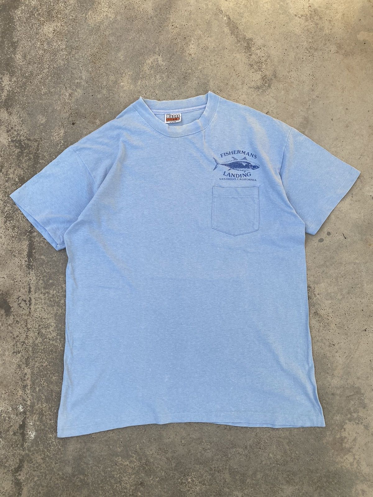 Hanes × Vintage Vintage 80s Hawaii Hanes Beefy Tees Size US L / EU 52-54 / 3 - 5 Thumbnail