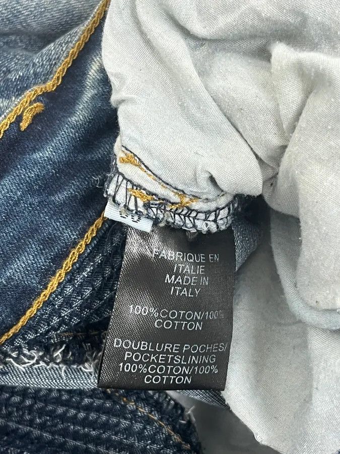 Balmain 2010s Balmain Biker Blue Denim Jeans Size US 31 - 9 Thumbnail