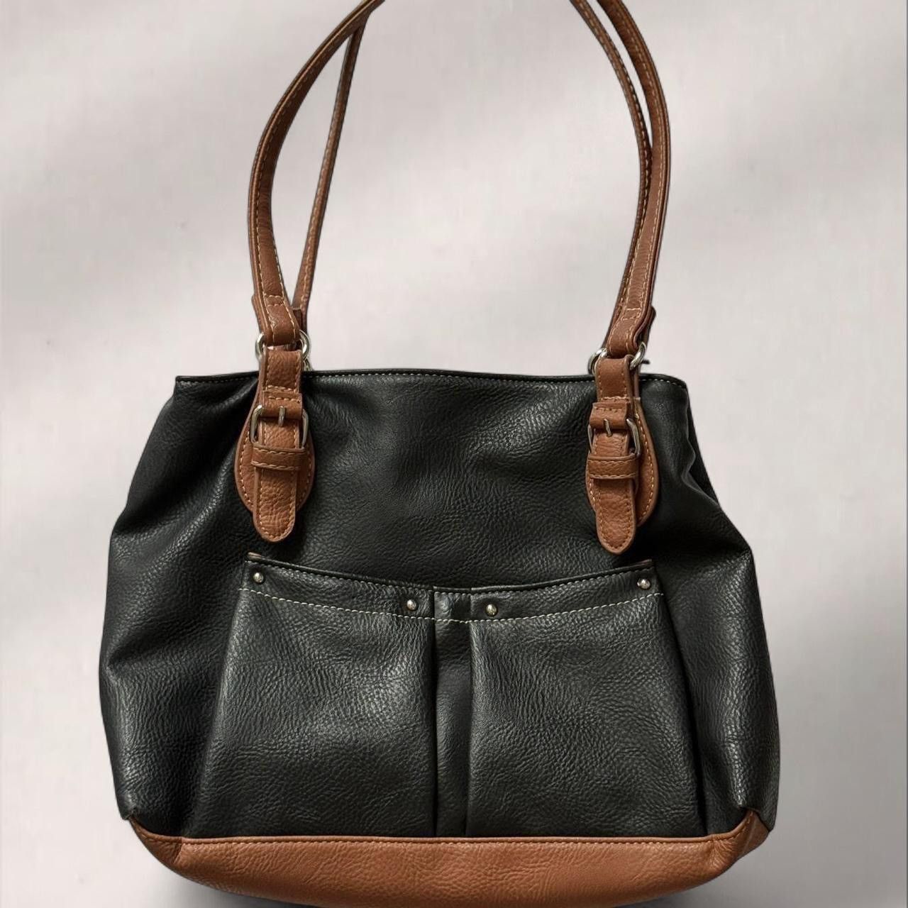 Other black & brown leather shoulder bag Size ONE SIZE - 1 Thumbnail