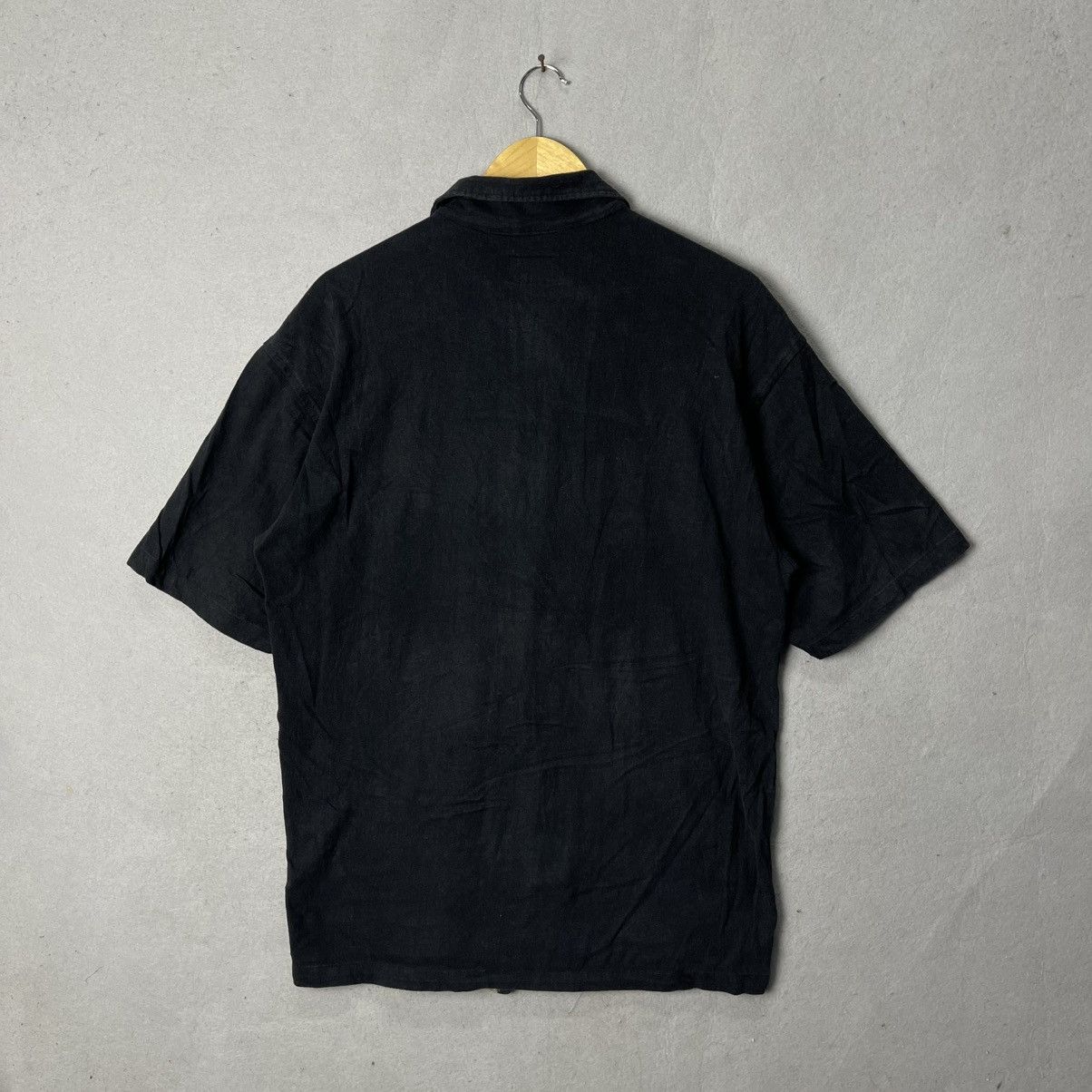Gotcha Vintage 90s Gotcha Surf Zip Shirt Woven Panel Black Size US M / EU 48-50 / 2 - 7 Thumbnail