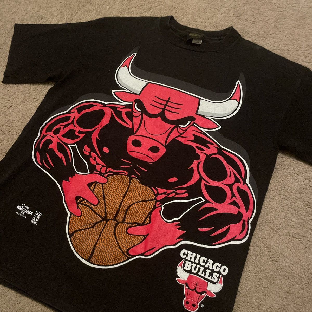 Changes Vintage 90s Chicago Bulls Tee Size US L / EU 52-54 / 3 - 3 Thumbnail