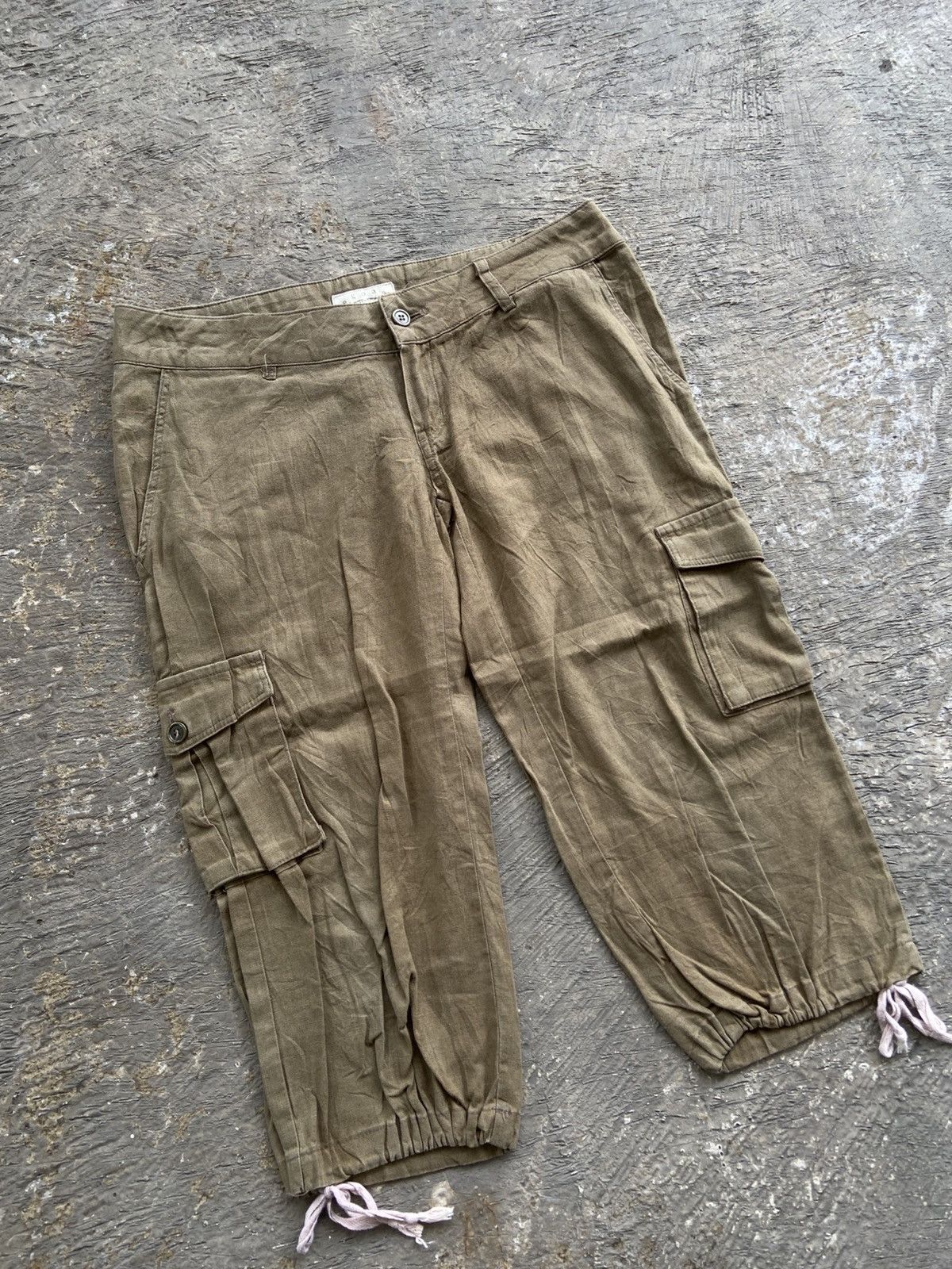 GOA 2000s GOA - Archive Cargo Cropped Pants Size 32" / US 10 / IT 46 - 2 Thumbnail