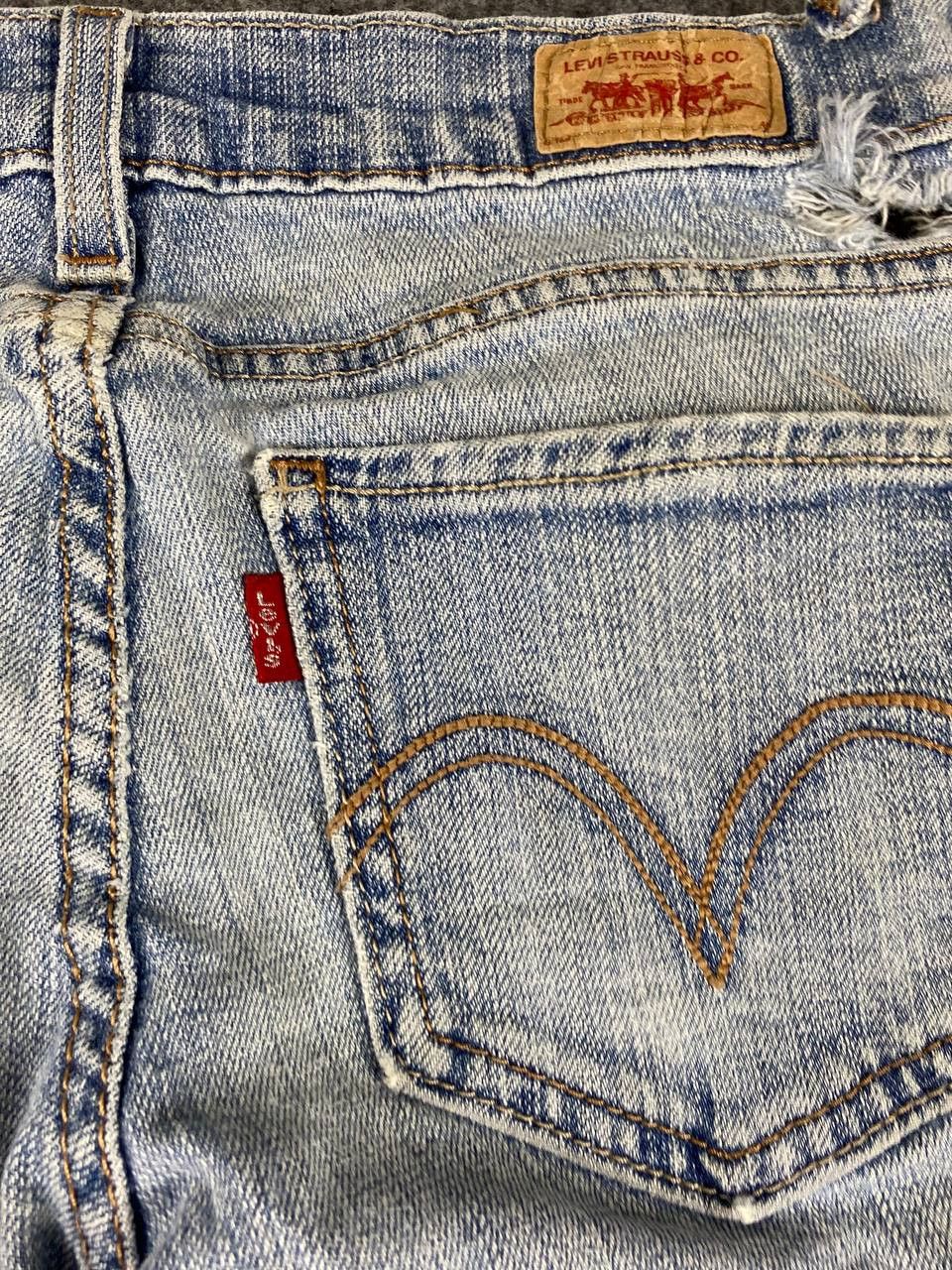 Levi's vintage levis 524 too superlow bootcut flare denim Size 29" - 6 Thumbnail