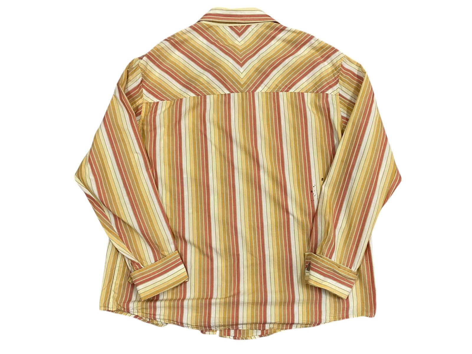 Marithe + Francois Girbaud Vintage Marithé François Girbaud Striped Shirt- Embroidered Size US XL / EU 56 / 4 - 2 Thumbnail
