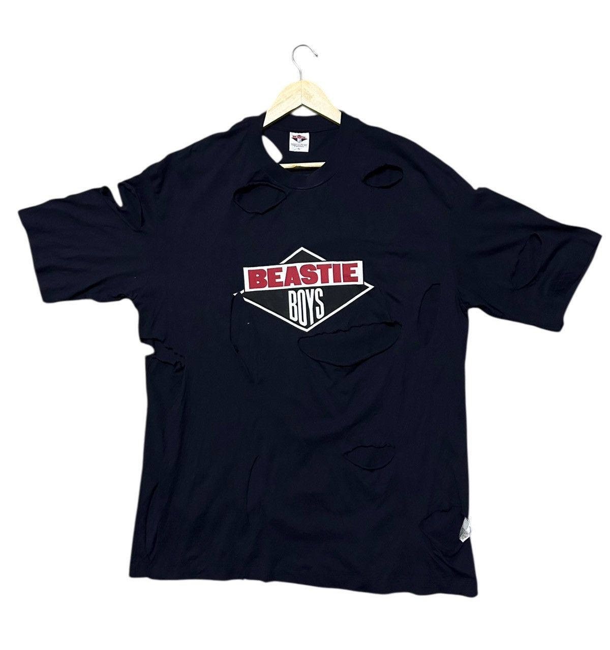 Band Tees beastie boys distressed style tshirt Size US XL / EU 56 / 4 - 1 Thumbnail