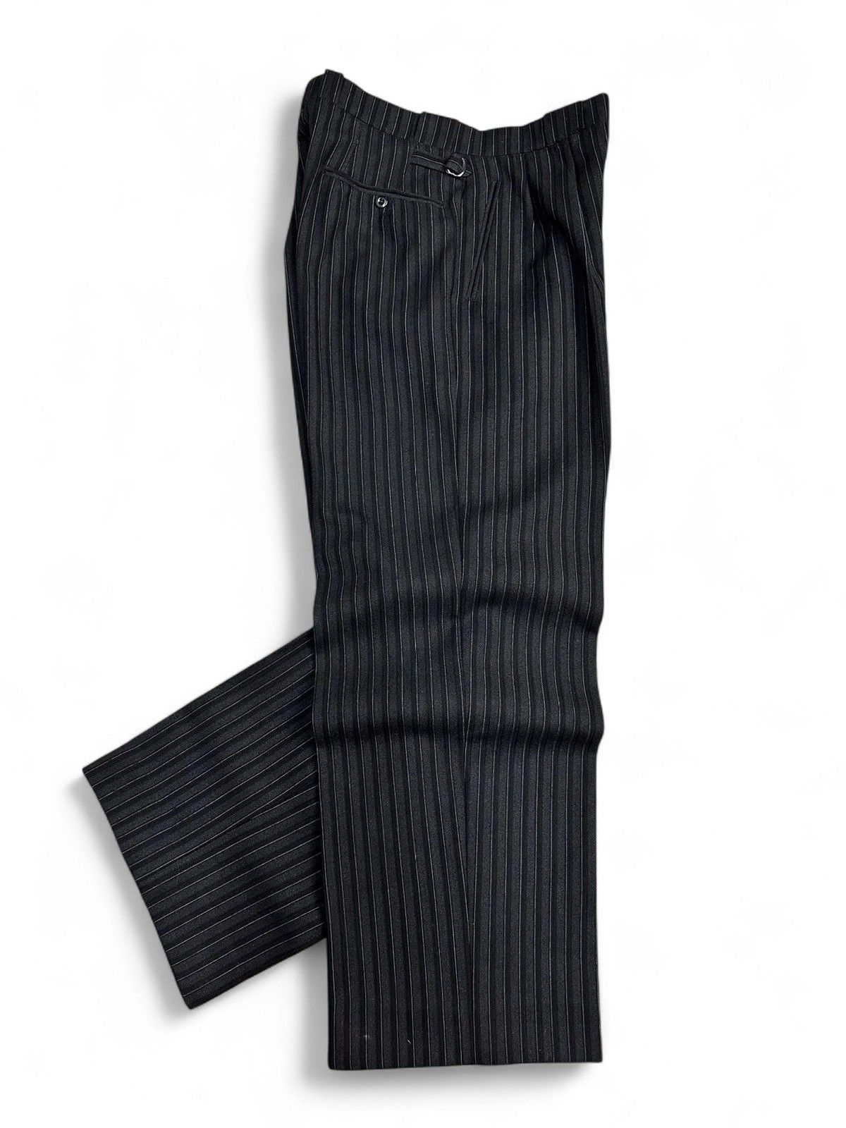 Junya Watanabe Minimalist Black Pleated Wide Pants 34 Avantgarde Size US 34 / EU 50 - 8 Thumbnail